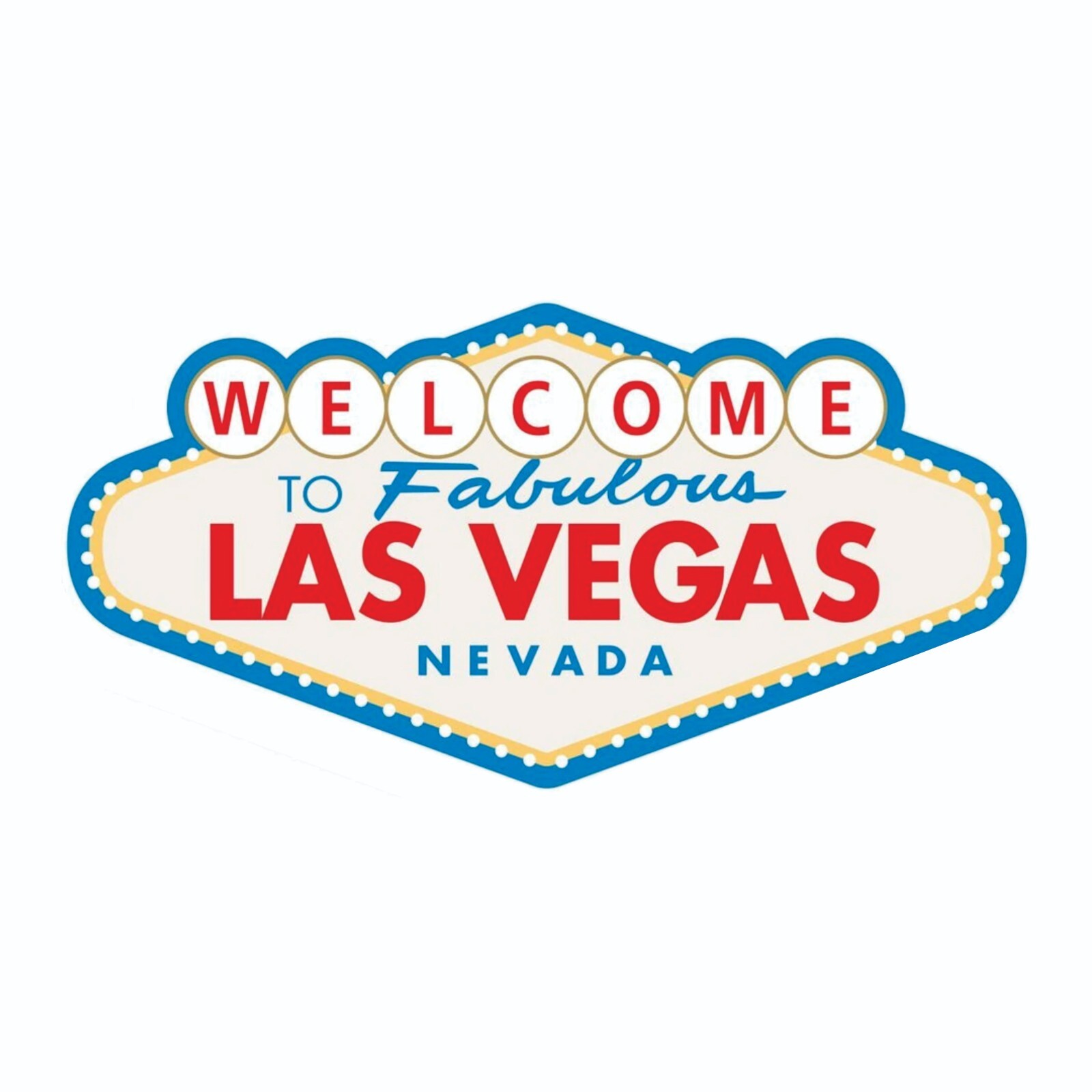 Welcome To Fabulous Las Vegas Sticker Decal Welcome To Fabulous Las Vegas Sticker Decal