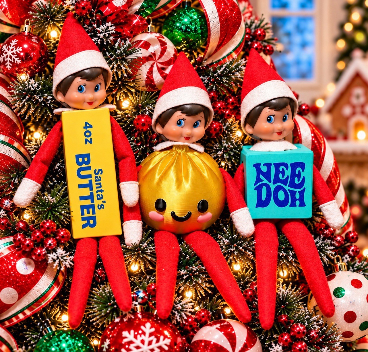 Elf On A Shelf Outfit Costume Squishy Butter Dumpling Needoh Mystery Colors Elf On A Shelf Outfit Costume Squishy Butter Dumpling Needoh Mystery Colors