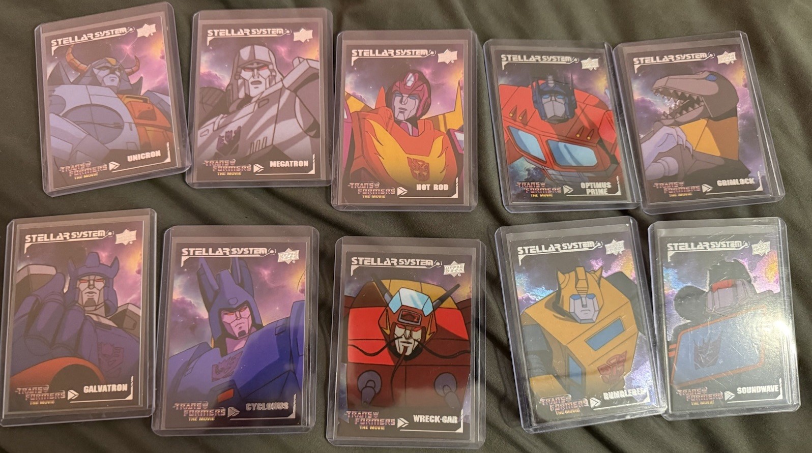 Upper Deck Transformers: The Movie 40th Ann Stellar System COMPLETE SET SS1-SS10 Upper Deck Transformers: The Movie 40th Ann Stellar System COMPLETE SET SS1-SS10