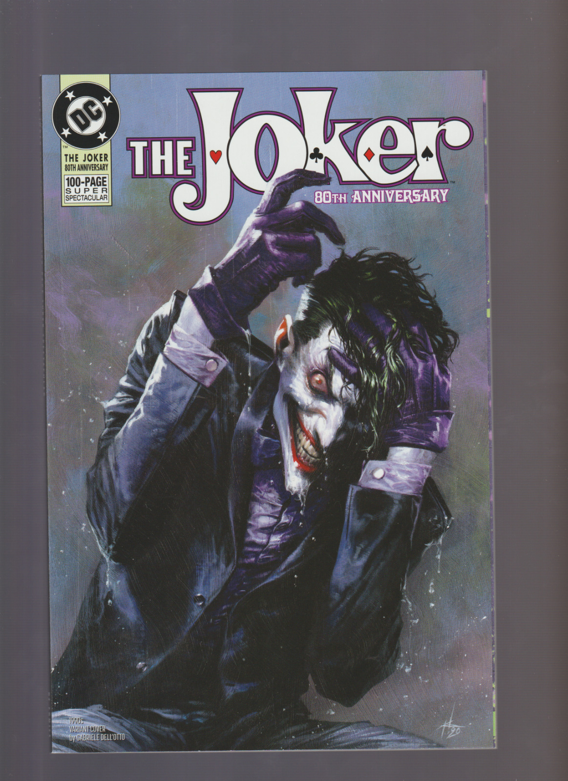 DC Comics- Joker: 80th Anniversary 100-page 90\'S VARIANT PUNCHLINE ORIGIN