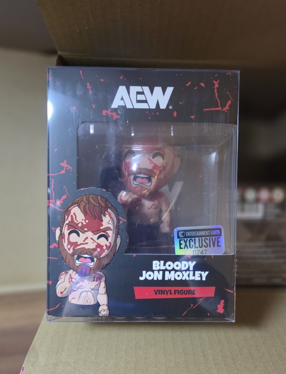 Youtooz AEW Jon Moxley Bloody Variant #9 LE Entertainment Earth Exclusive Youtooz AEW Jon Moxley Bloody Variant #9 LE Entertainment Earth Exclusive