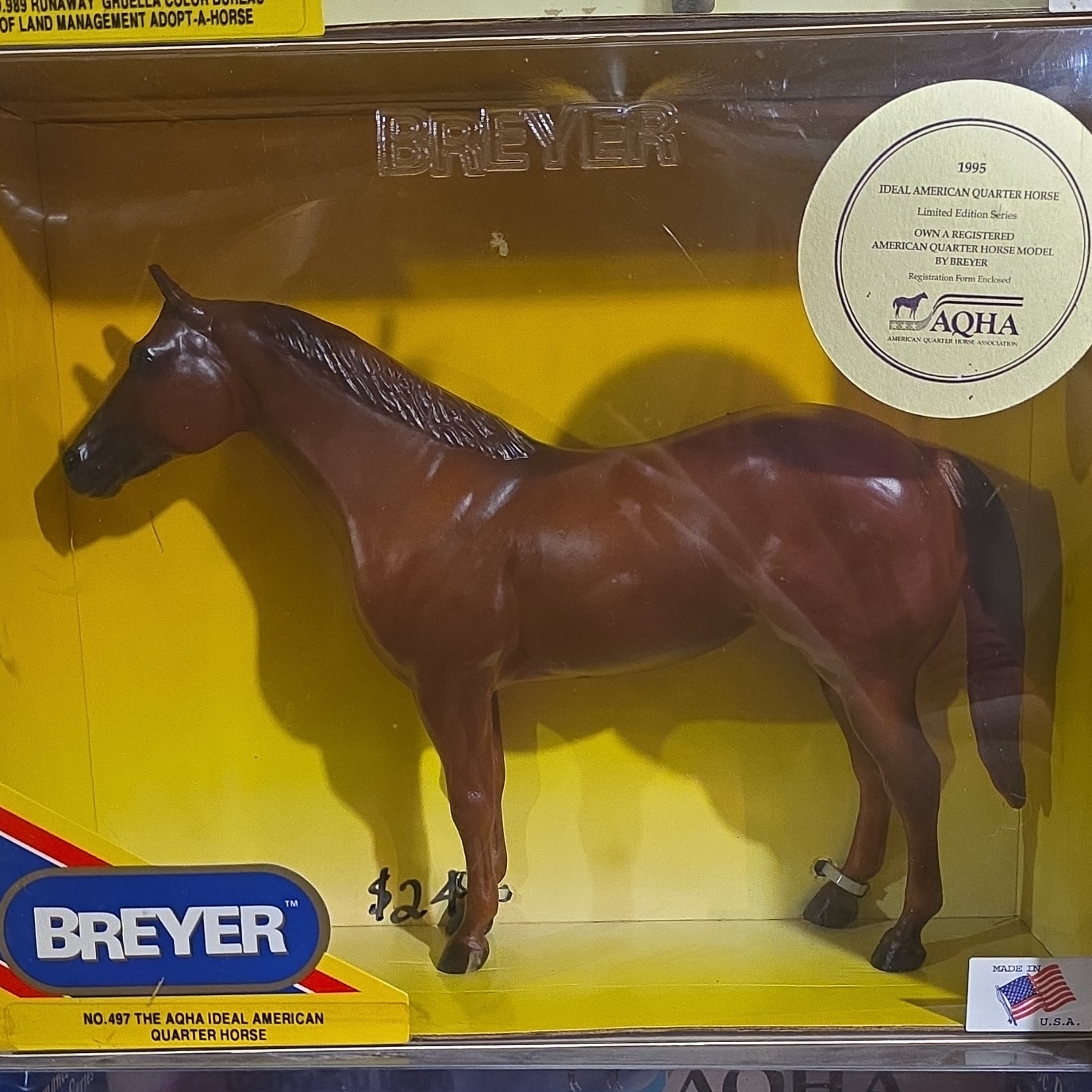 Breyer AQHA Ideal American Quarter Horse Plastic Model Limited Edition Boxed