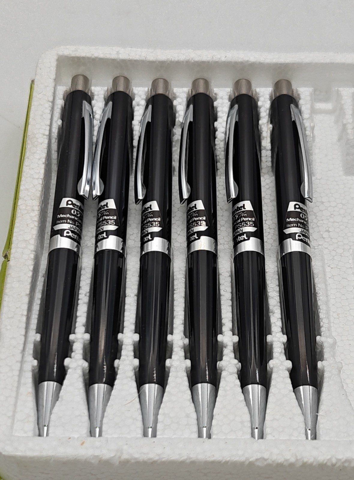 VTG PENTEL PS535 0.5mm MECHANICAL  PENCIL NOS ~6 With Box