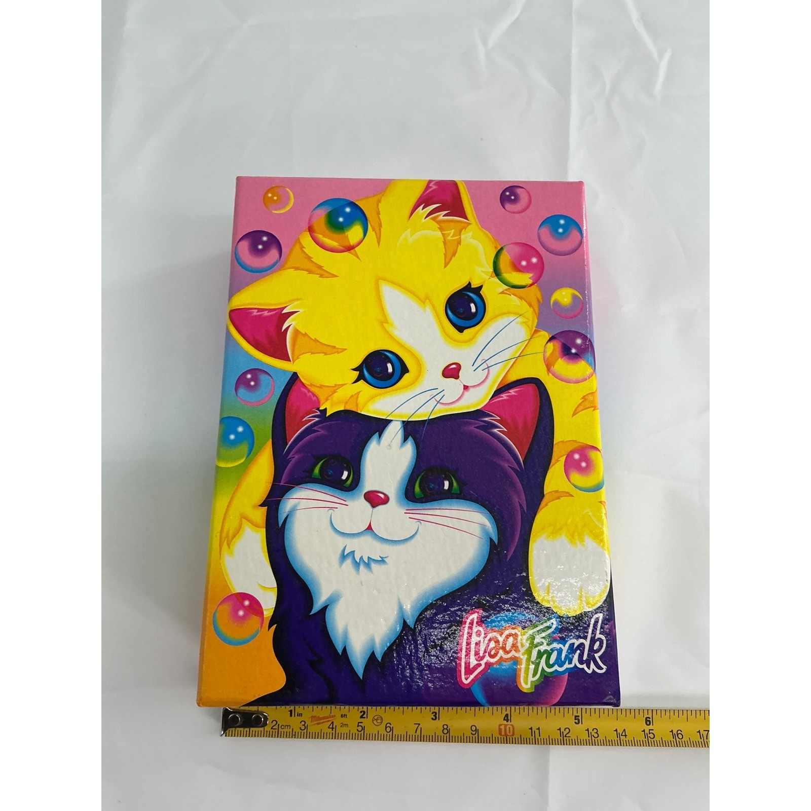 Vintage Lisa Frank Kittens Rainbow Bubbles Stationery Storage Box 90s Nostalgia Vintage Lisa Frank Kittens Rainbow Bubbles Stationery Storage Box 90s Nostalgia