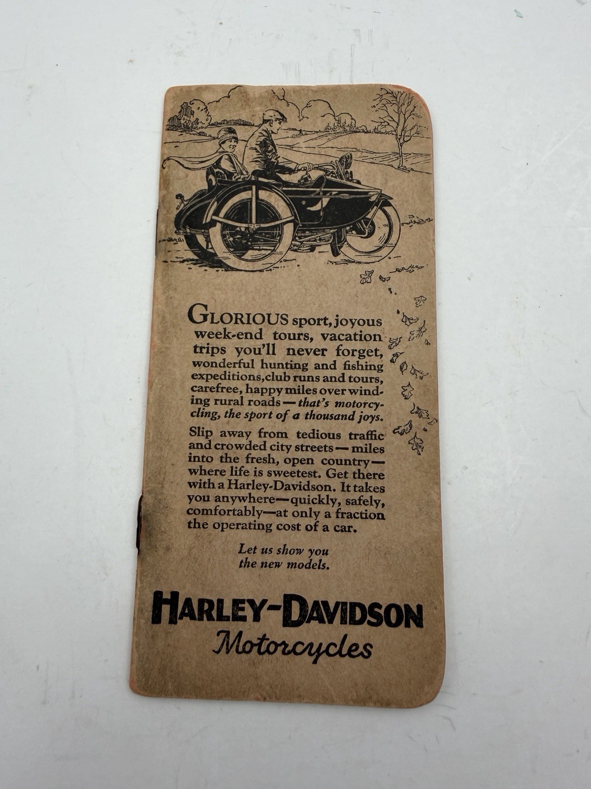Vintage Harley Davidson Dealer Memo Book Unused 1928 SHIPS FREE IN USA Vintage Harley Davidson Dealer Memo Book Unused 1928 SHIPS FREE IN USA