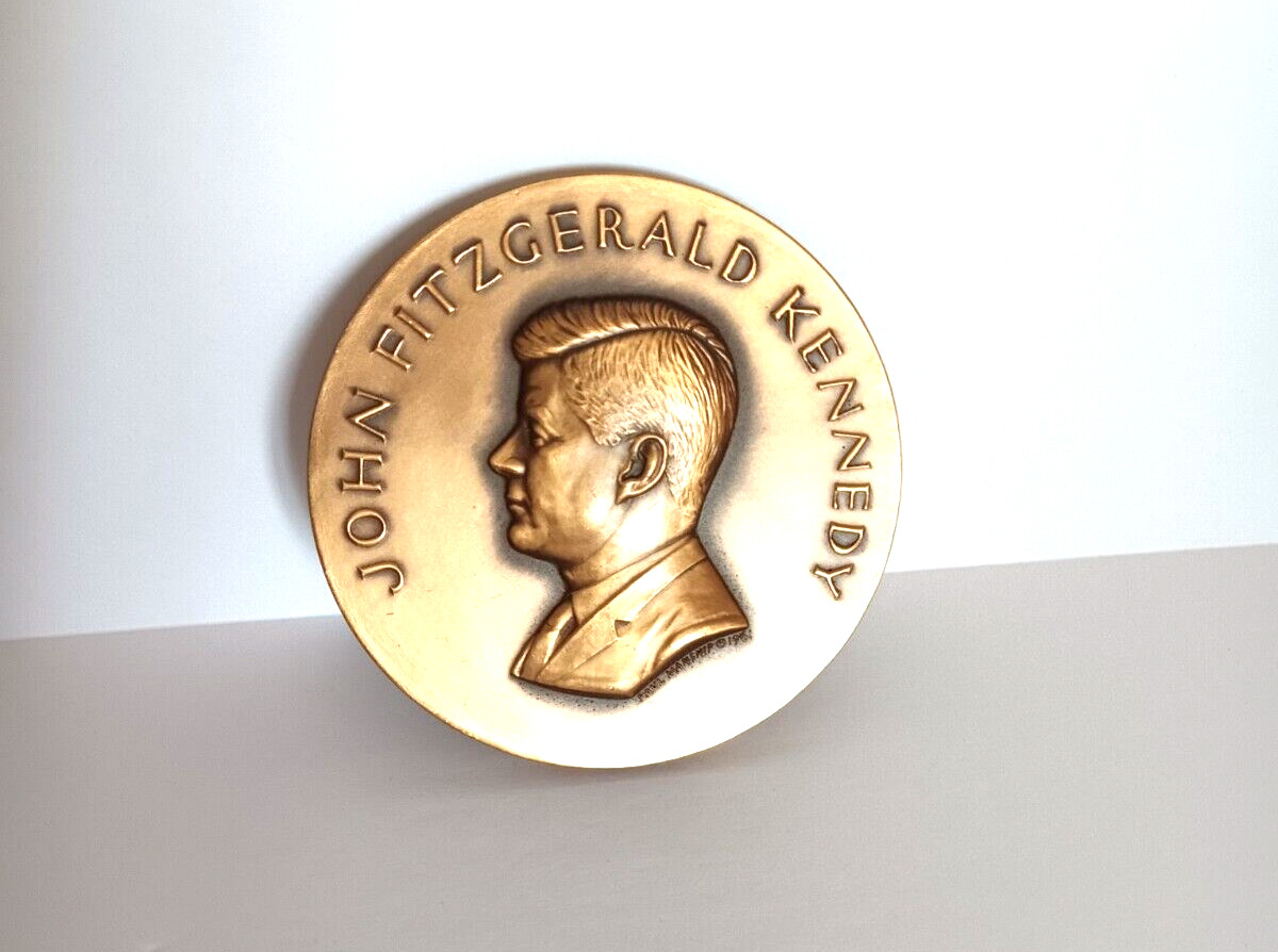 1961 John F. Kennedy Inaugural Bronze Medal 2.75 inches Medallic Art Company
