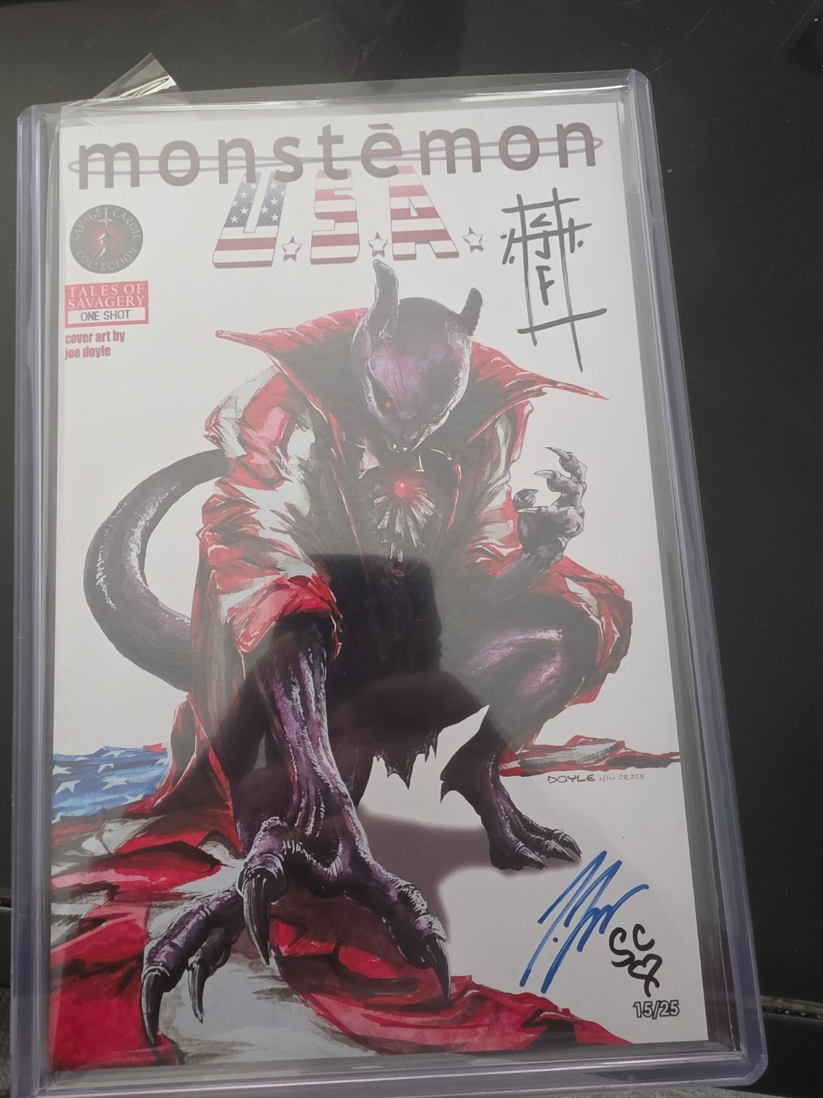 TALES OF SAVAGERY MONSTEMON: Mewcula (Carnage USA) 3x Signed TALES OF SAVAGERY MONSTEMON: Mewcula (Carnage USA) 3x Signed