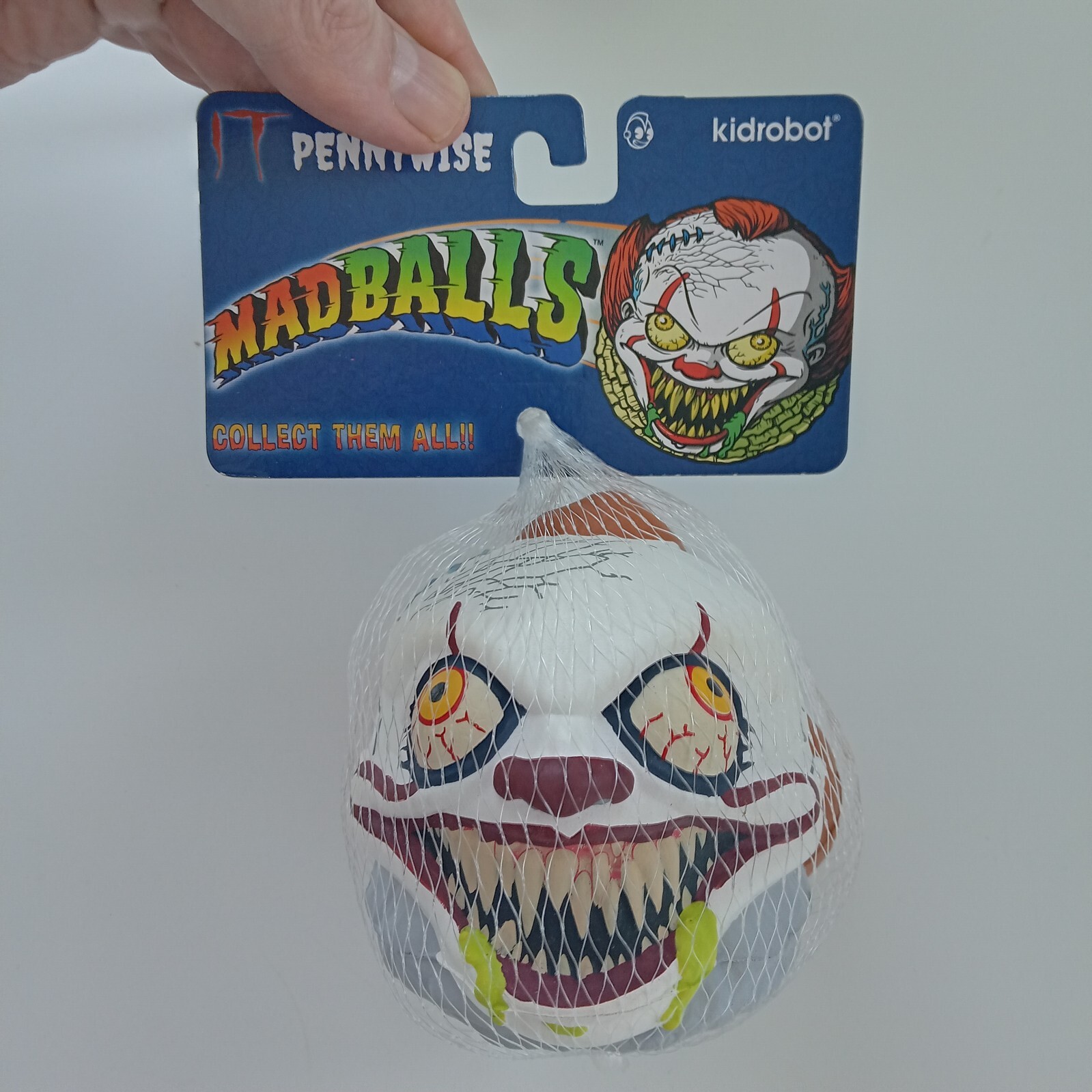Kidrobot: Madballs Pennywise Madball IT The Movie Stephen King mad novelty ball