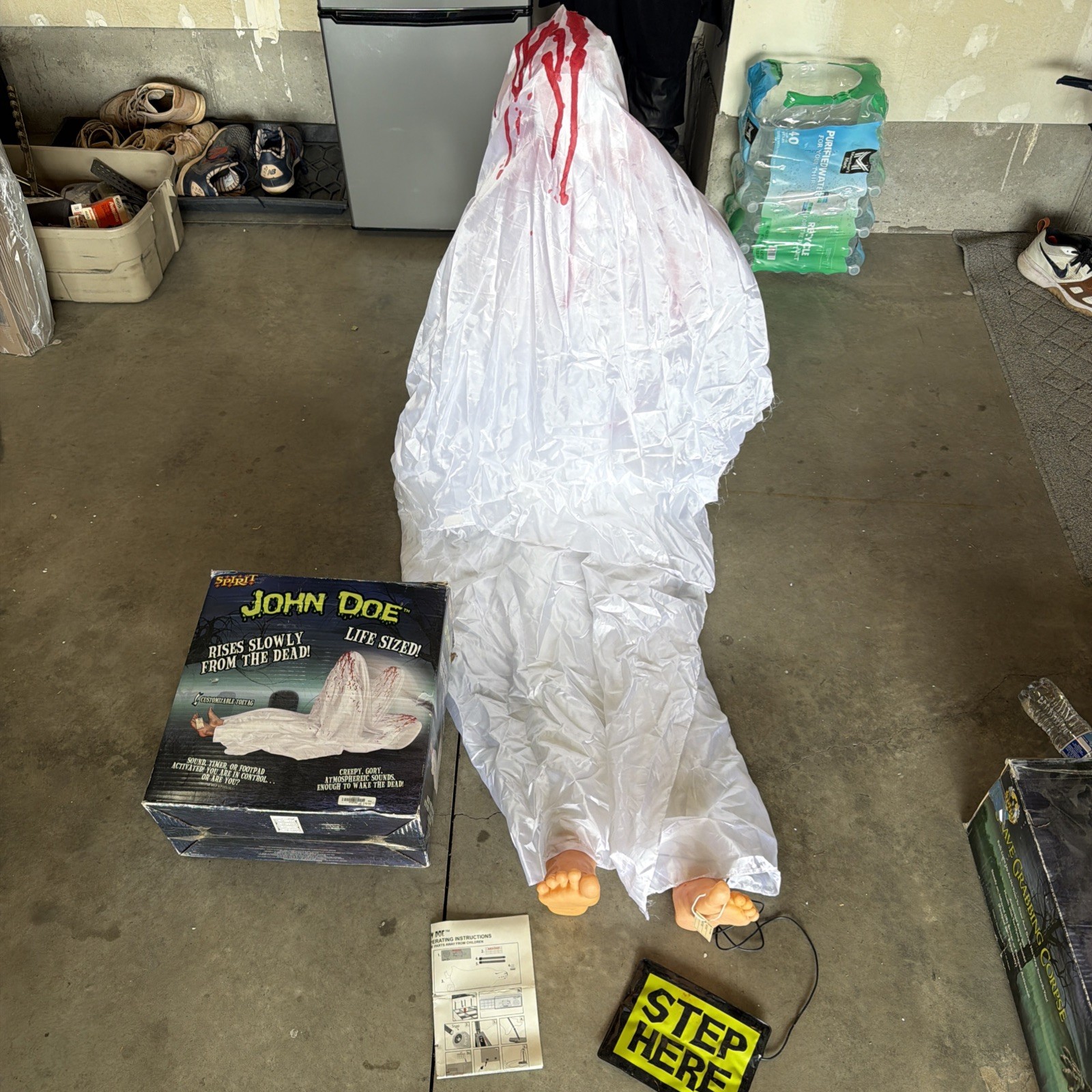 Spirit Halloween x Tekky John Doe Lifesize Animated Prop Animatronic WORKING