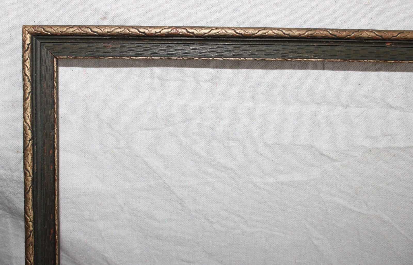 ANTIQUE FIT 12 X 16 PICTURE DOCUMENT MAP FRAME WOOD ARTS CRAFTS GOLD GILT ORNATE