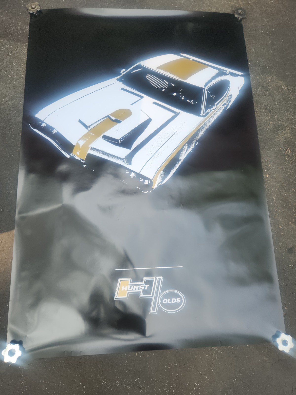 1969 Hurst Olds Dealer Showroom Poster 63” x 43” Oldsmobile Muscle Car Rare 1969 Hurst Olds Dealer Showroom Poster 63” x 43” Oldsmobile Muscle Car Rare