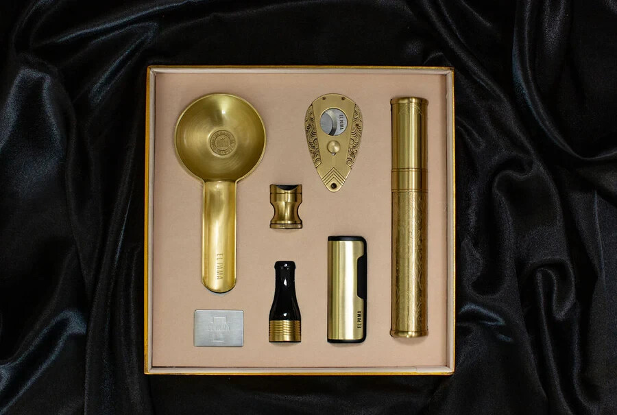 EL PAMA Luxury Cigar Accessories Fancy Gift Set EL PAMA Luxury Cigar Accessories Fancy Gift Set