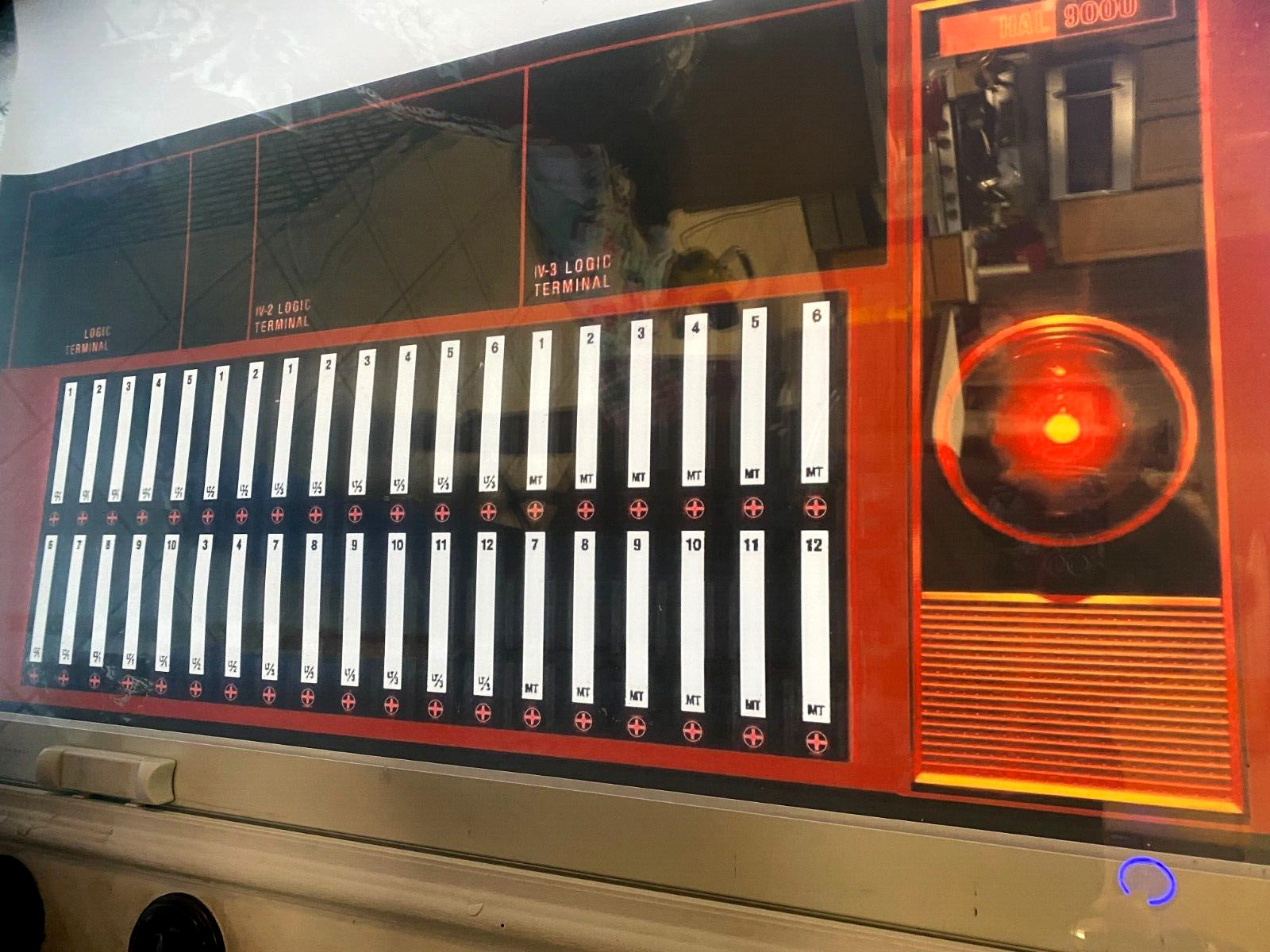 2001 a space odyssey hal-9000 station Star prop Logic memory trek EXCELLENT