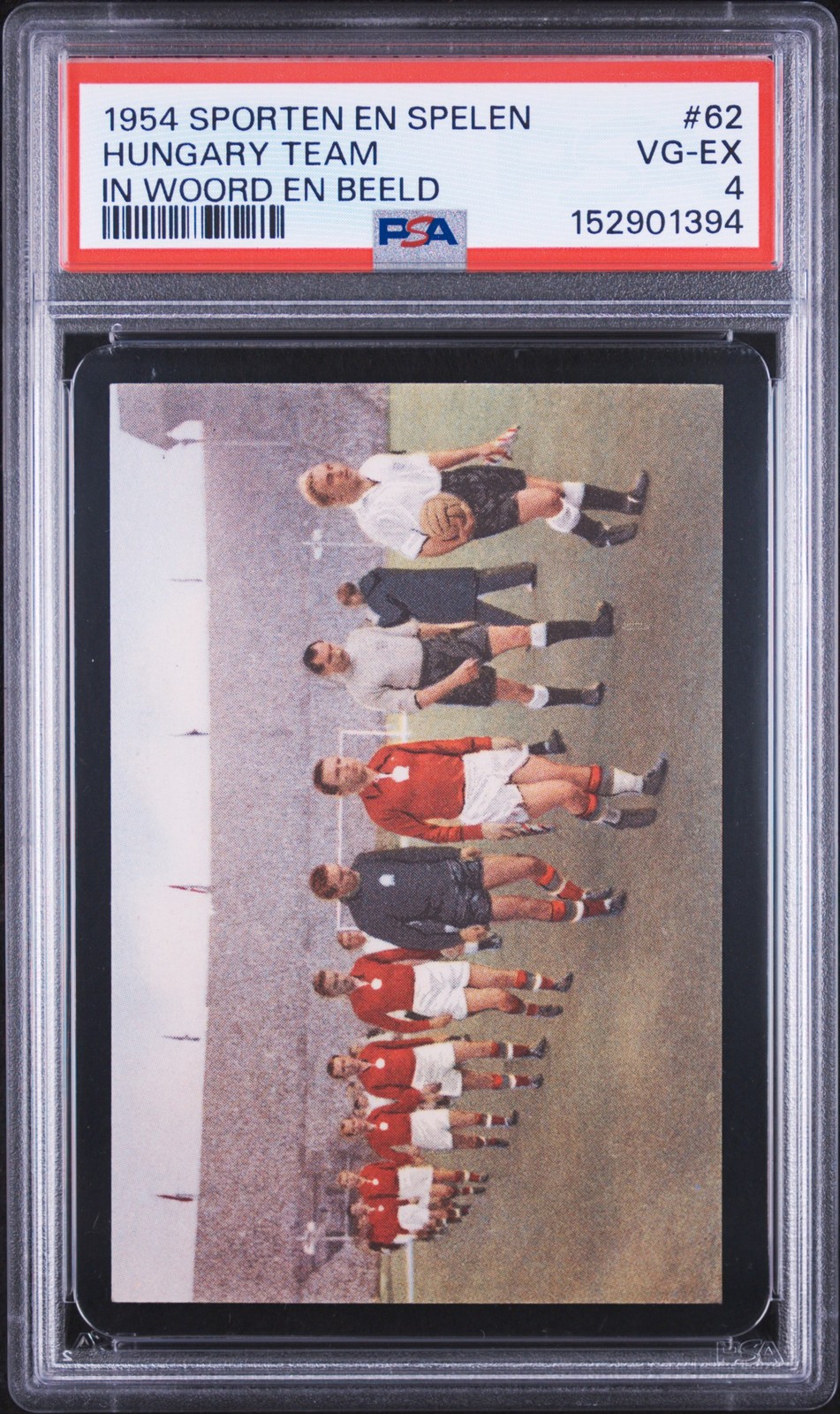 1954 SPORTEN EN SPELEN IN WOORD EN BEELD #62 HUNGARY TEAM PSA 4 1954 SPORTEN EN SPELEN IN WOORD EN BEELD #62 HUNGARY TEAM PSA 4