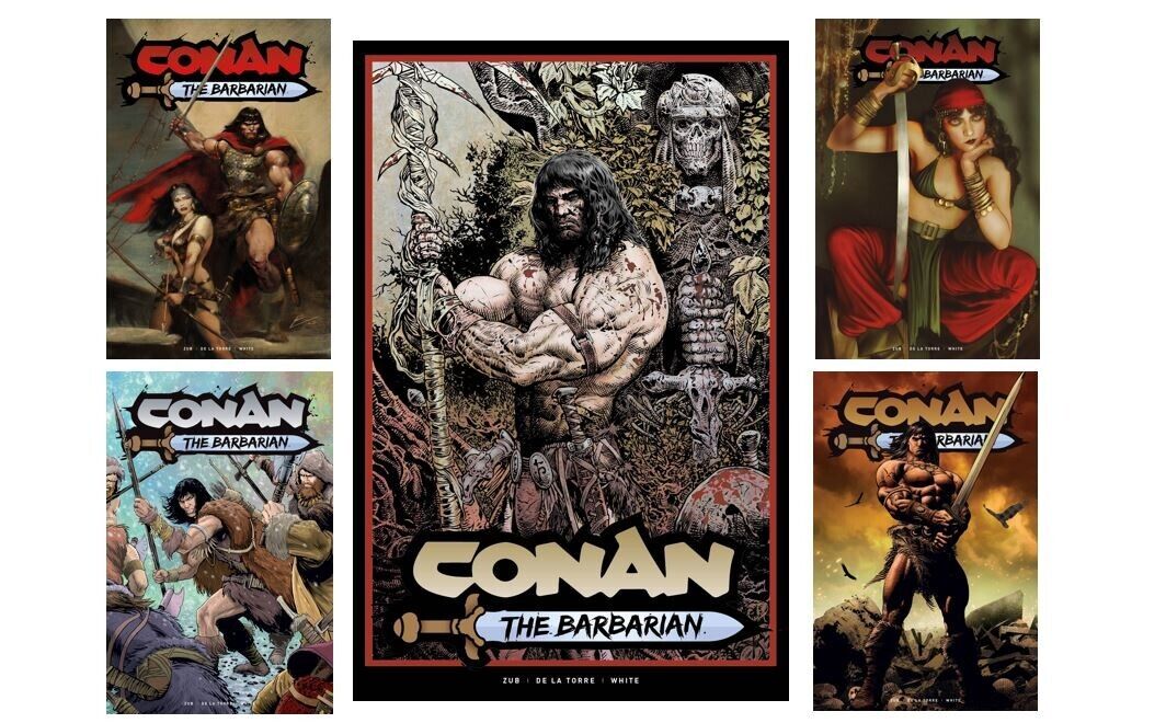 🔥 Conan The Barbarian #5 A/B/C/D/E - Lot of 5 - 11/22/23🔥