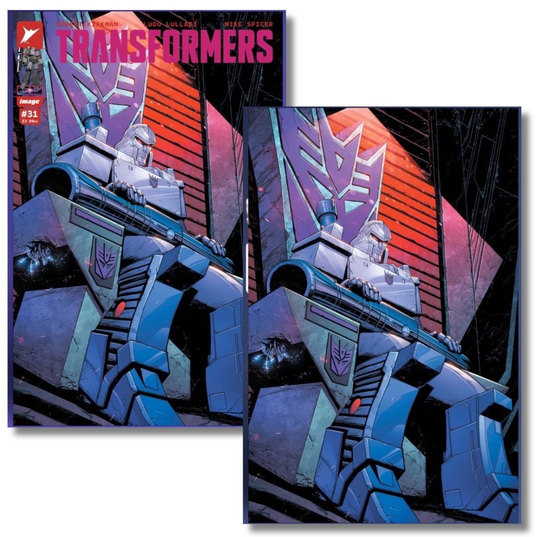 TRANSFORMERS #31  EXCLUSIVE VIRGIN & TRADE - MEGATRON -  KIRKHAM w/ COA ltd 750