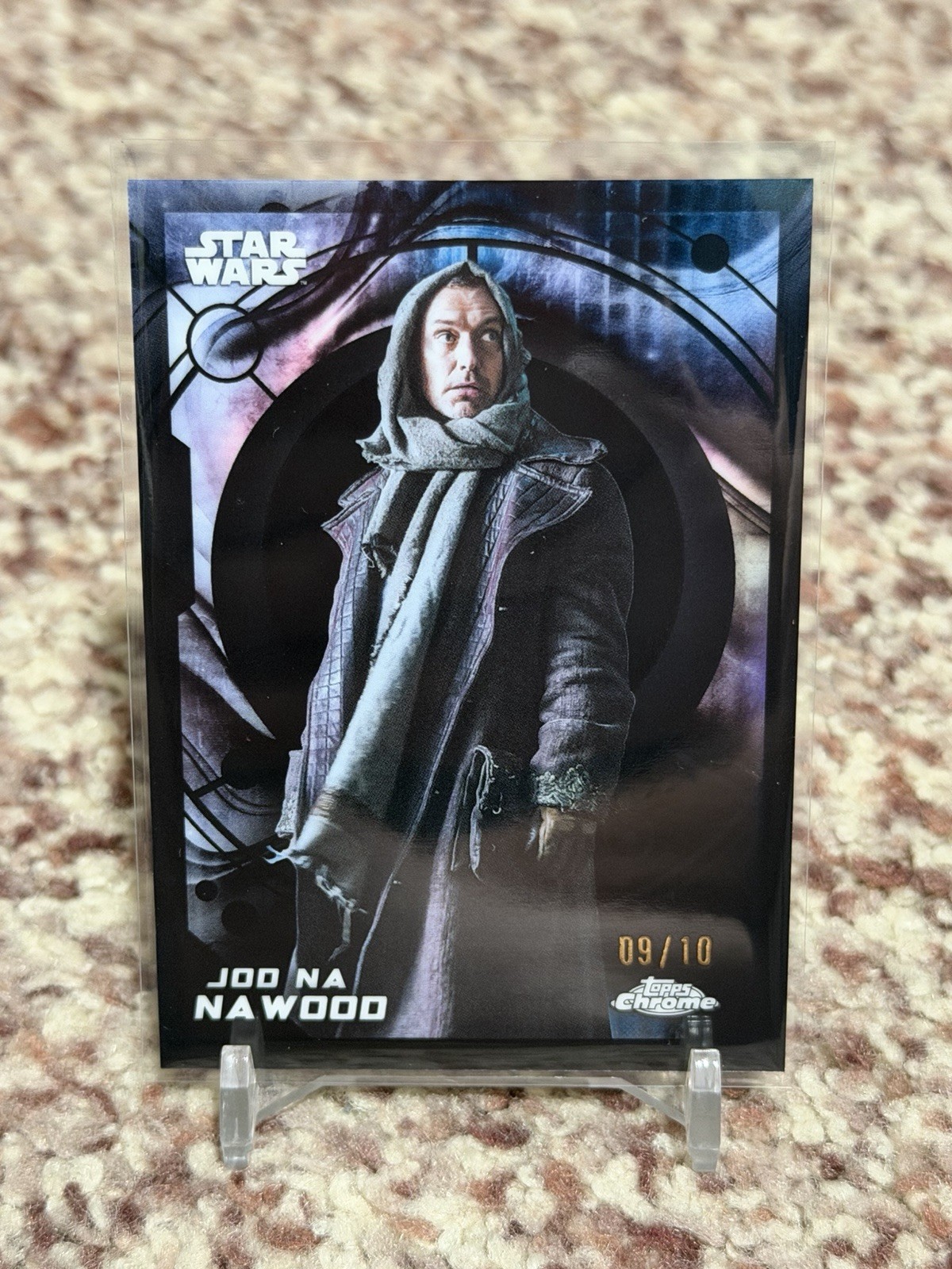 2026 Topps Chrome Star Wars Jod Na Nawood Black Refractor /10 #123