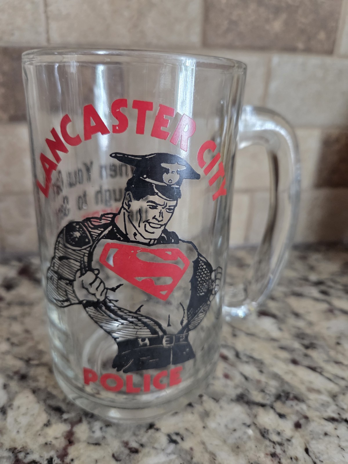 Vintage Lancaster City PA Pennsylvania Police Mug w/ handle Excellent condition Vintage Lancaster City PA Pennsylvania Police Mug w/ handle Excellent condition