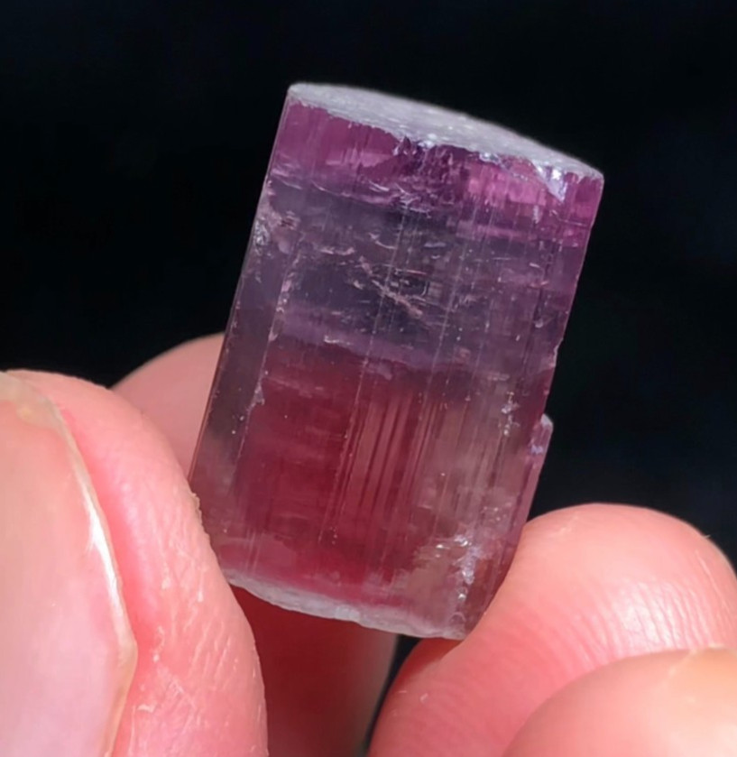 4.8 Grams Natural Terminated Tri Color Tourmaline Crystal
