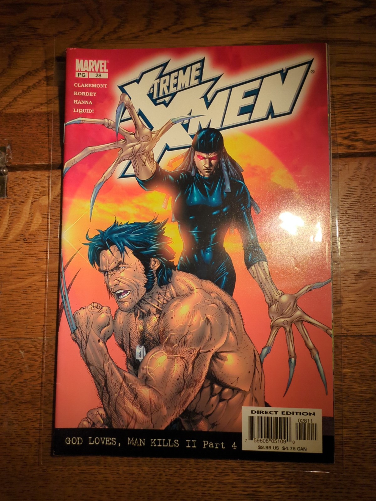 X-Treme X-Men 28 Marvel Comics 2004 Claremont Wolverine