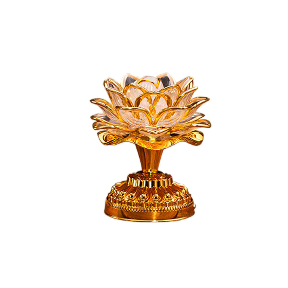 1PC USB Lotus Lamp Lightweight Buddhist Lotus Lamp Buddhist Supplies for Temple 1PC USB Lotus Lamp Lightweight Buddhist Lotus Lamp Buddhist Supplies for Temple