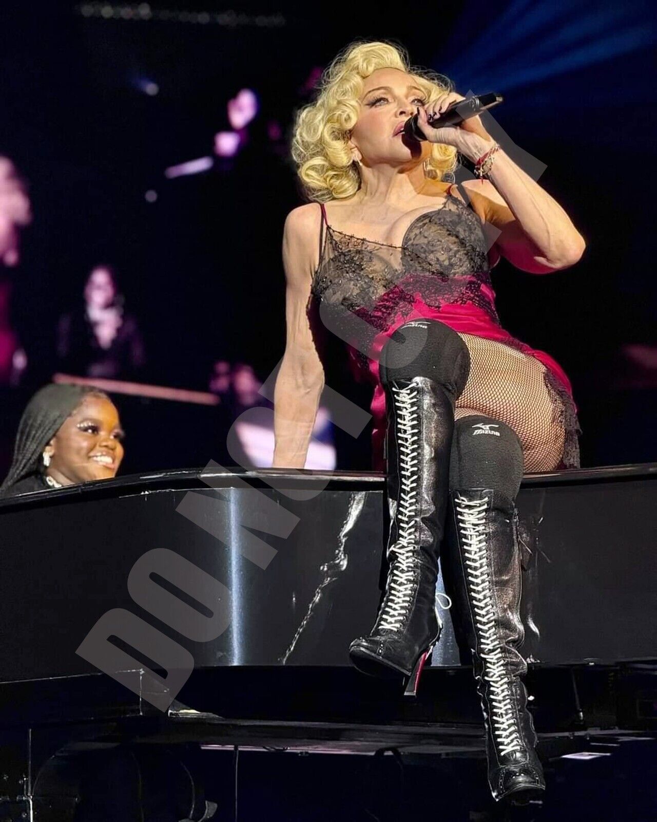 Madonna 2024 The Celebration Tour Concert On Stage - B-  🎤 8x10 Photo 🎤