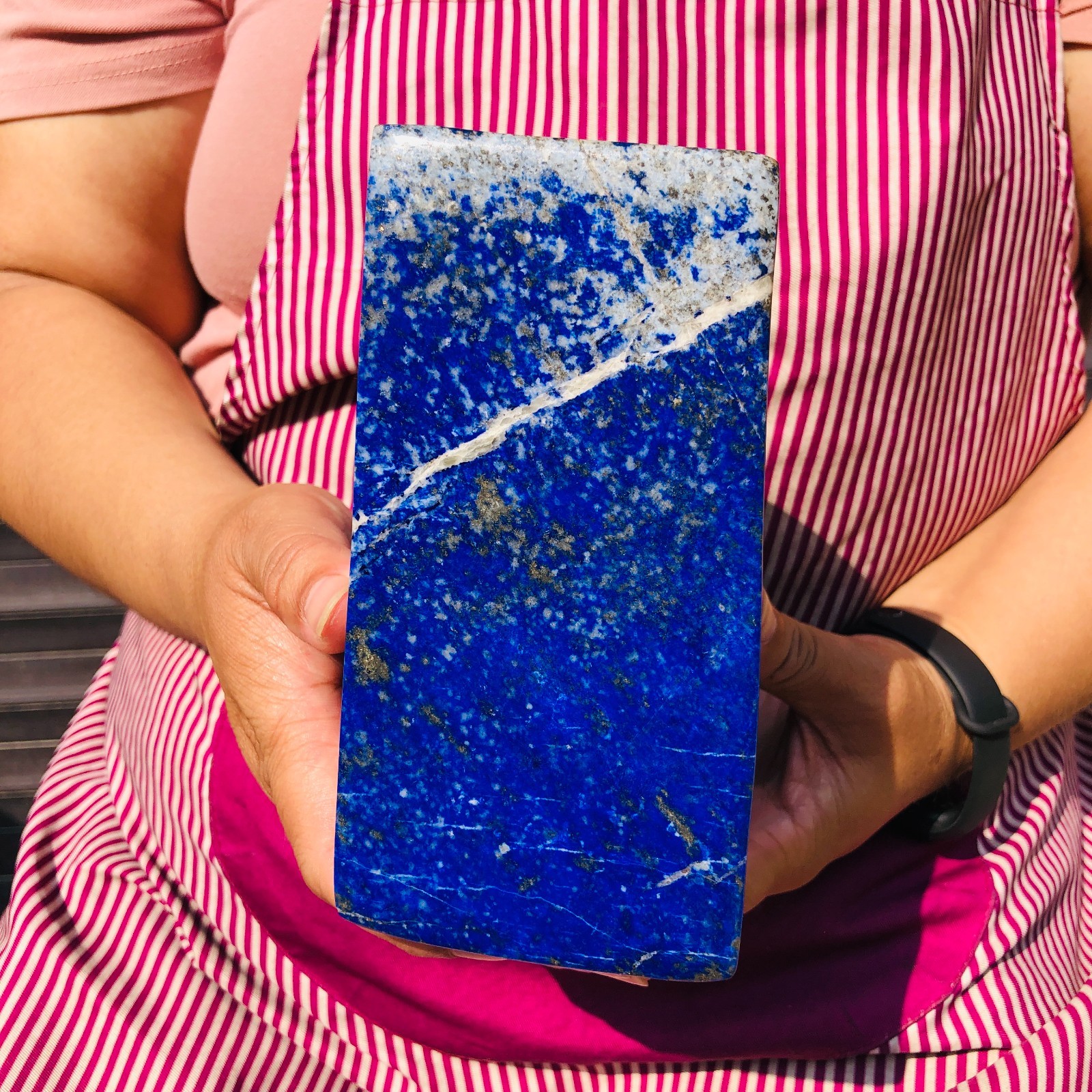 8.73LB Natural high-grade lapis Hand Polished Crystal Mineral Specimen Healing
