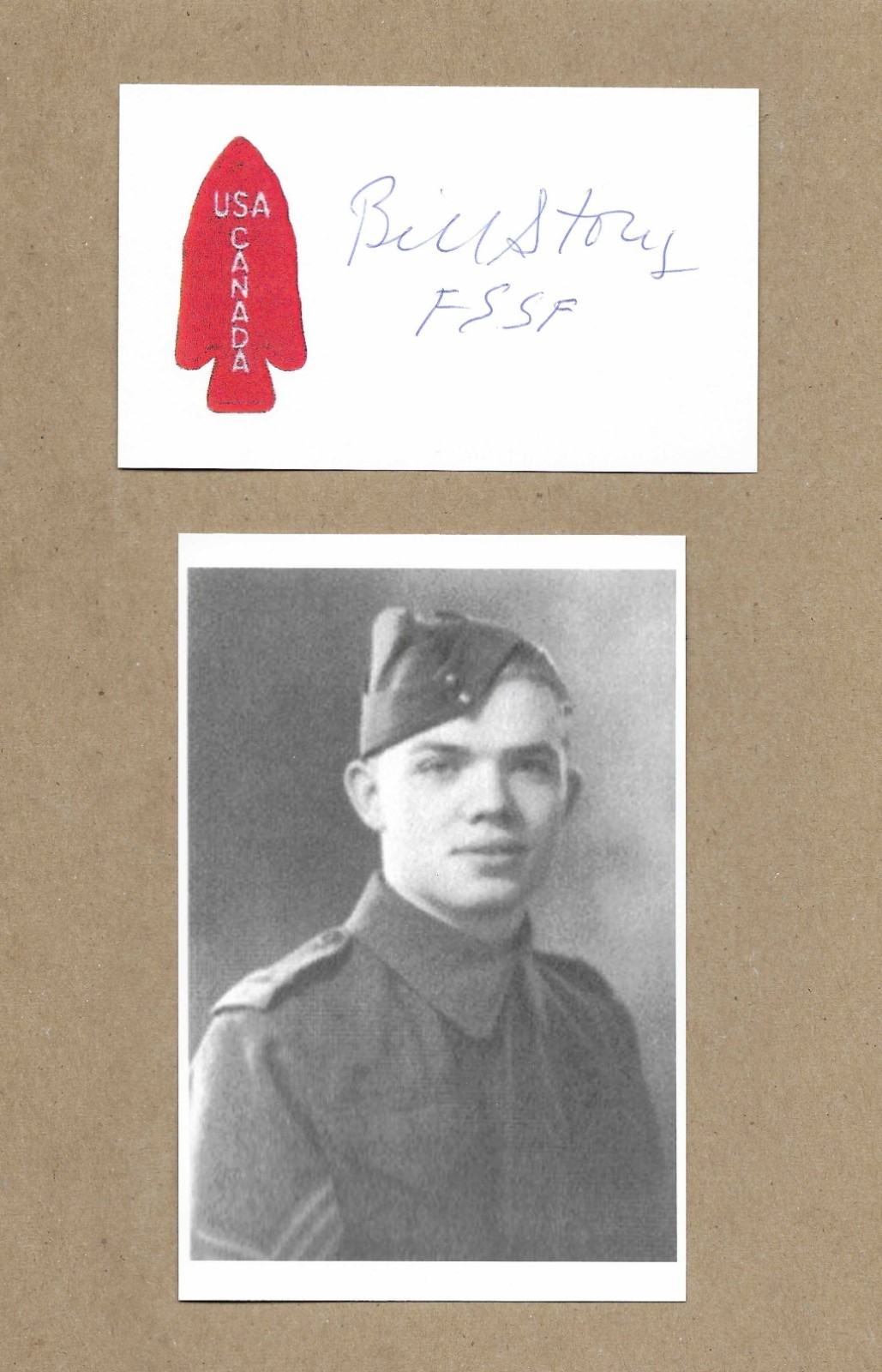 William Bill Story 1ST SPECIAL SERVICE FORCE Signed, FSSF Aleutians Italy France William Bill Story 1ST SPECIAL SERVICE FORCE Signed, FSSF Aleutians Italy France