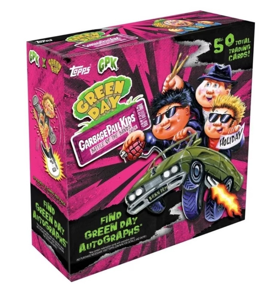 2024 TOPPS GARBAGE PAIL KIDS Green Day HOBBY BOX Battle of the Bands GPK New QTY 2024 TOPPS GARBAGE PAIL KIDS Green Day HOBBY BOX Battle of the Bands GPK New QTY