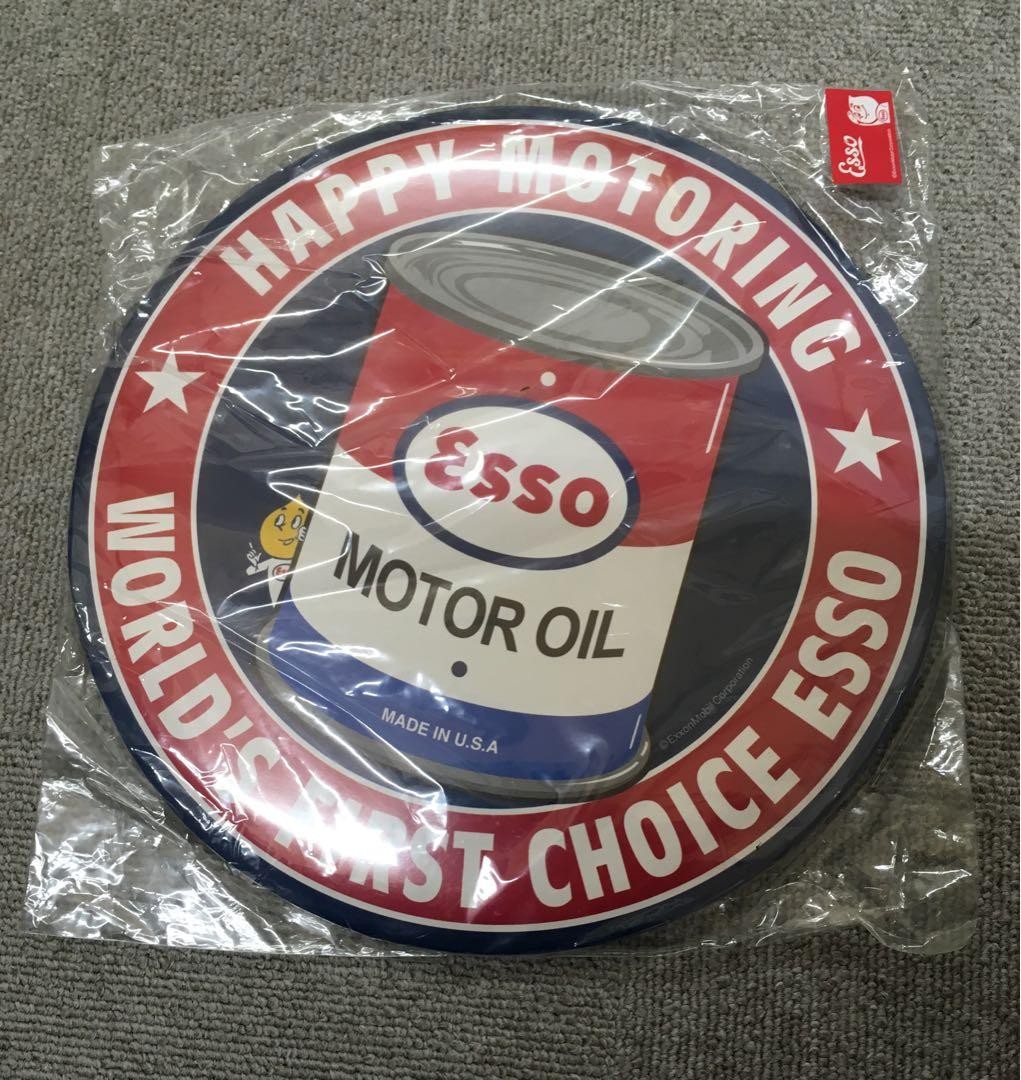 Esso Boy Esso MOTOR OIL Wall Decor Timepiece Vintage Collectible New Esso Boy Esso MOTOR OIL Wall Decor Timepiece Vintage Collectible New