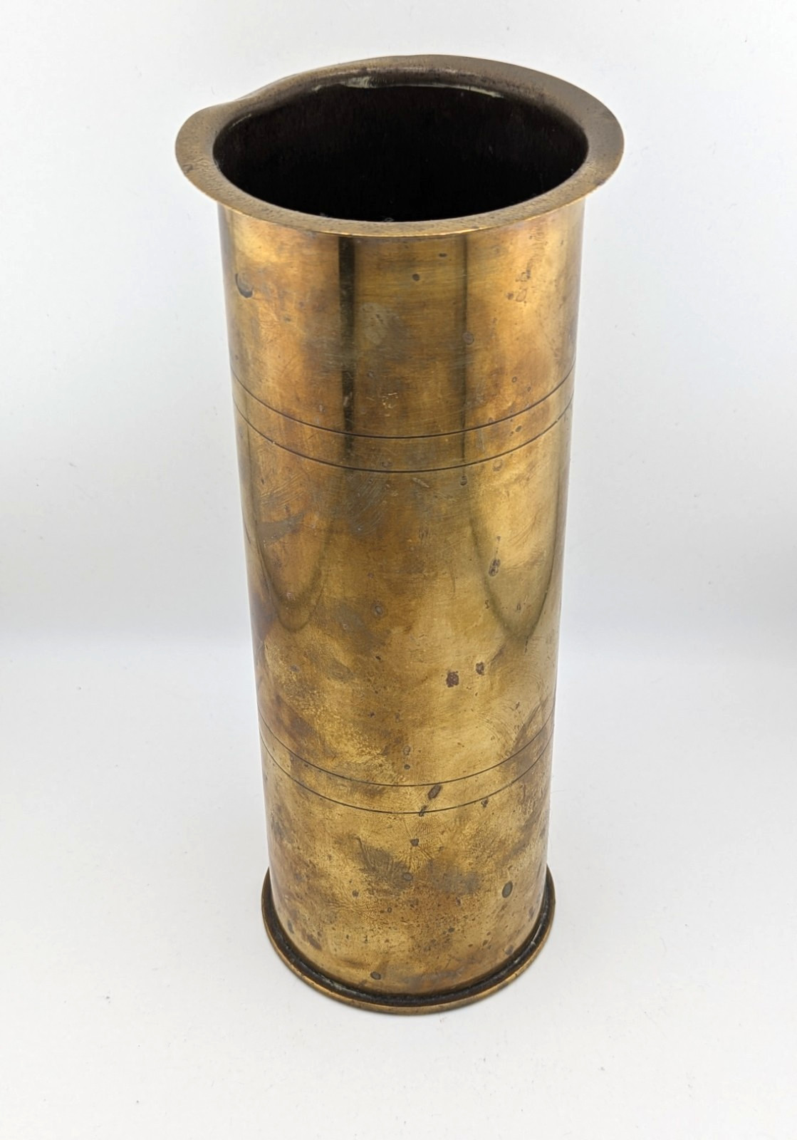 Antique Brass WW1Trench Art Shell Case Walking Stick Stand Hearth Poker Firetool Antique Brass WW1Trench Art Shell Case Walking Stick Stand Hearth Poker Firetool