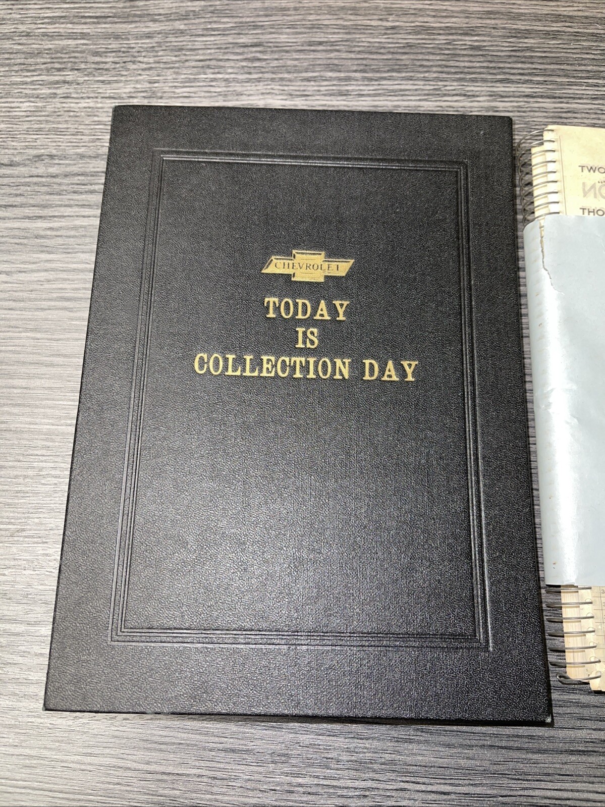 Rare 1936 Chevrolet Dealers Reminder Calendar Today Is Collection Day Book Rare 1936 Chevrolet Dealers Reminder Calendar Today Is Collection Day Book