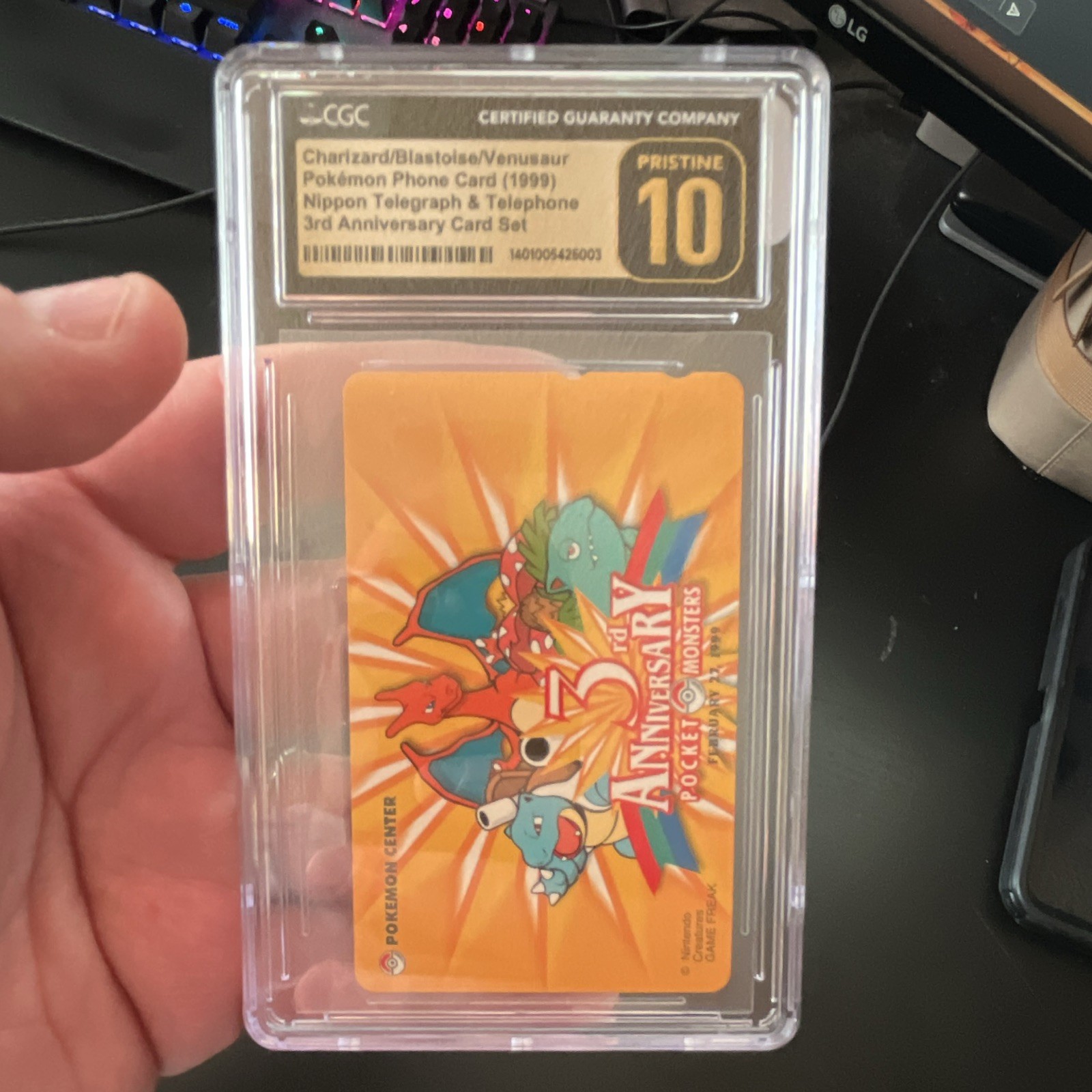 **POP1** 3rd Anniversary Charizard/Blastoise/Venusaur CGC PRISTINE 10 **POP1** 3rd Anniversary Charizard/Blastoise/Venusaur CGC PRISTINE 10