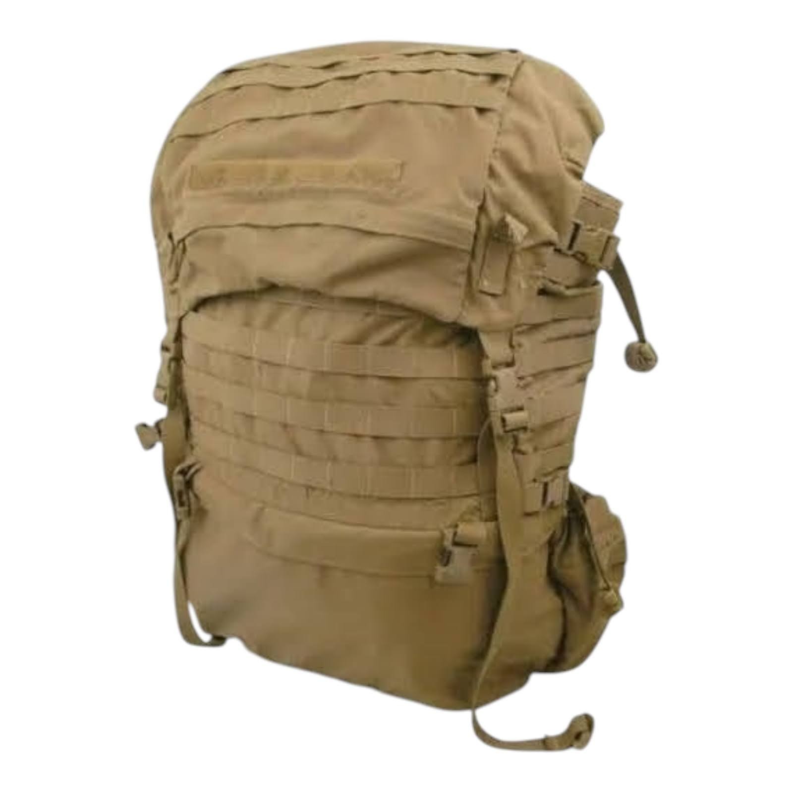 USGI USMC FILBE MOLLE II Rucksack with 2 Hydration Pouches Coyote Brown USGI USMC FILBE MOLLE II Rucksack with 2 Hydration Pouches Coyote Brown