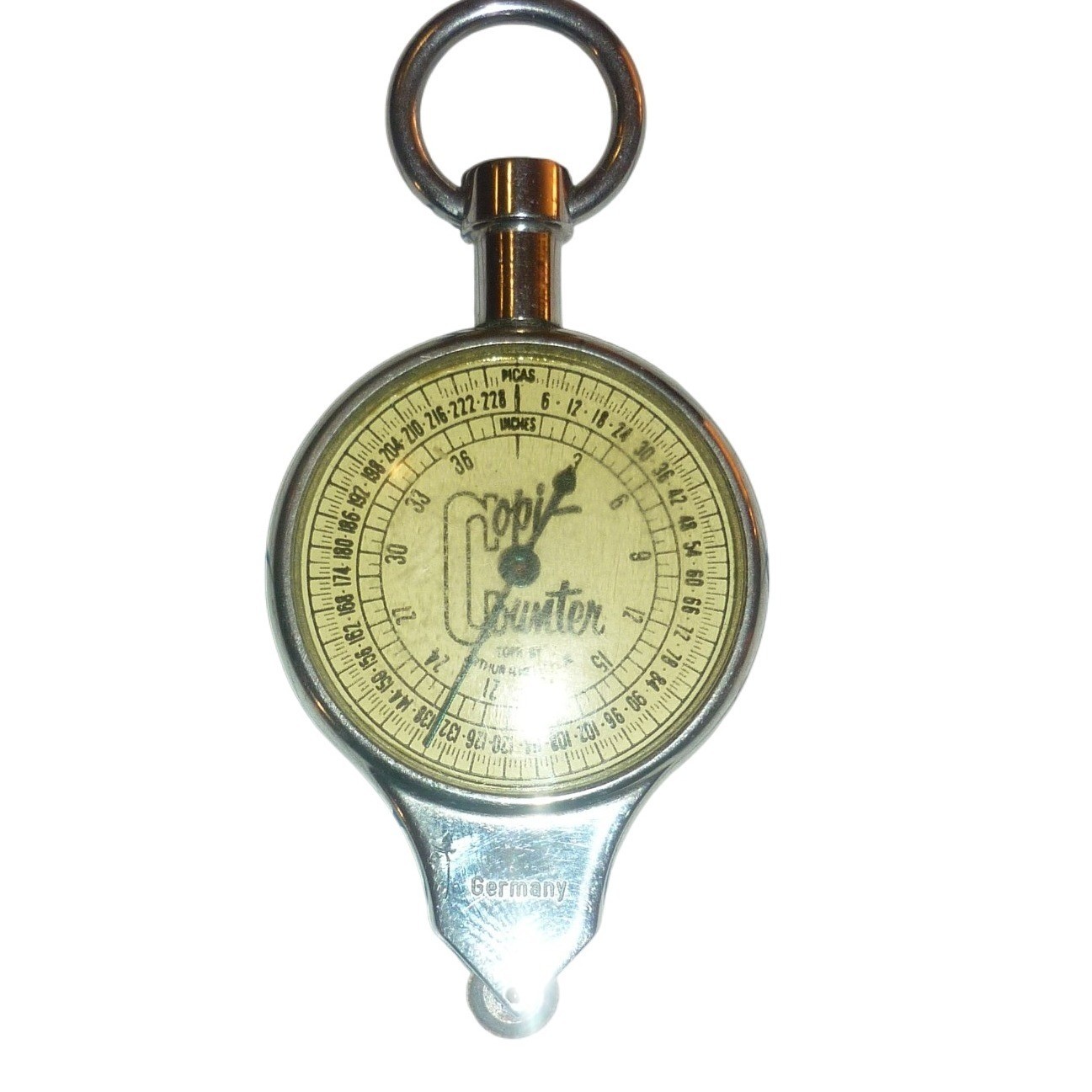 Vintage C-Thru Copi-Counter Map Measurer Opisometer Germany Picas Agates Inches Vintage C-Thru Copi-Counter Map Measurer Opisometer Germany Picas Agates Inches