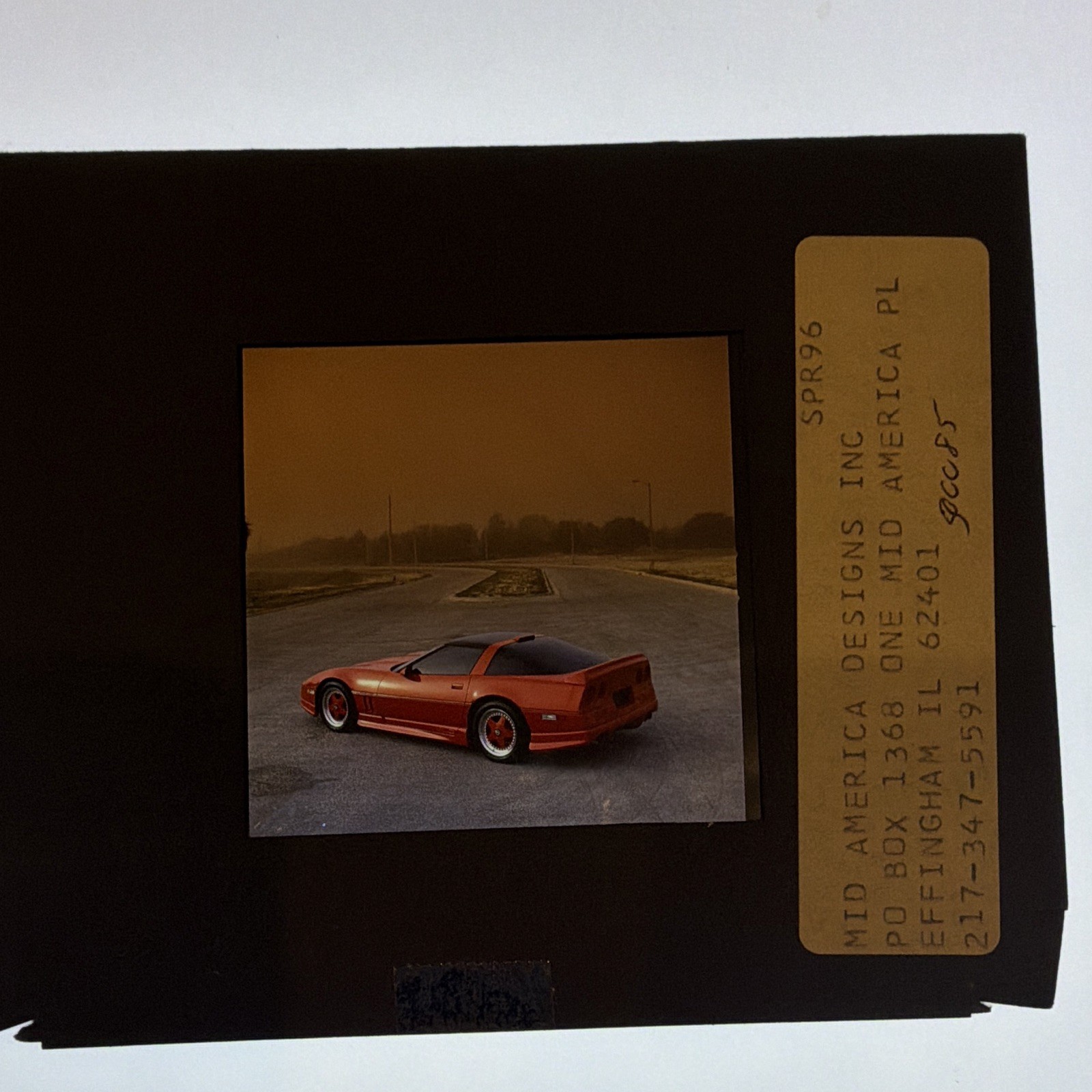 1989 Greenwood C4 Corvette Mid America Designs Catalog Photo Transparency Lot 1989 Greenwood C4 Corvette Mid America Designs Catalog Photo Transparency Lot