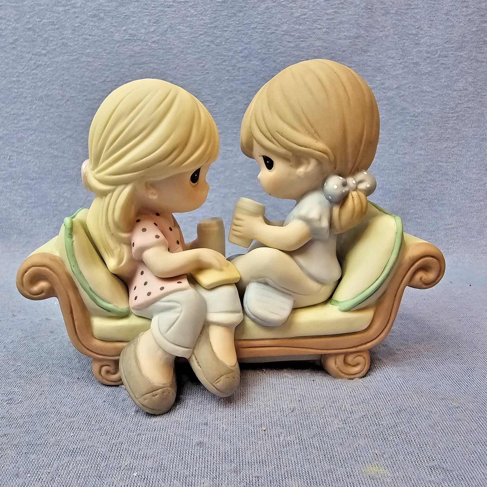 RARE Precious Moments "Our Friendship Is The Perfect Blend" Coffee BFFs #144008 RARE Precious Moments "Our Friendship Is The Perfect Blend" Coffee BFFs #144008
