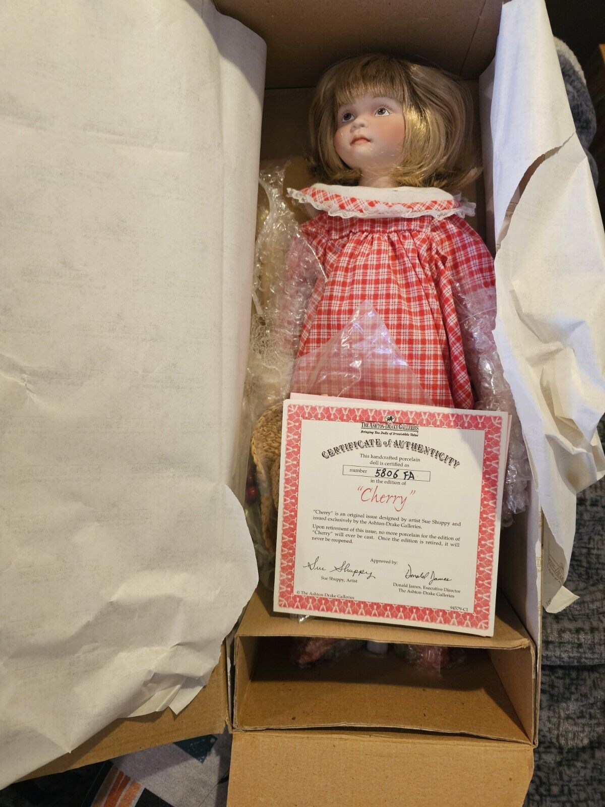 porcelain dolls collectible ashton drake
