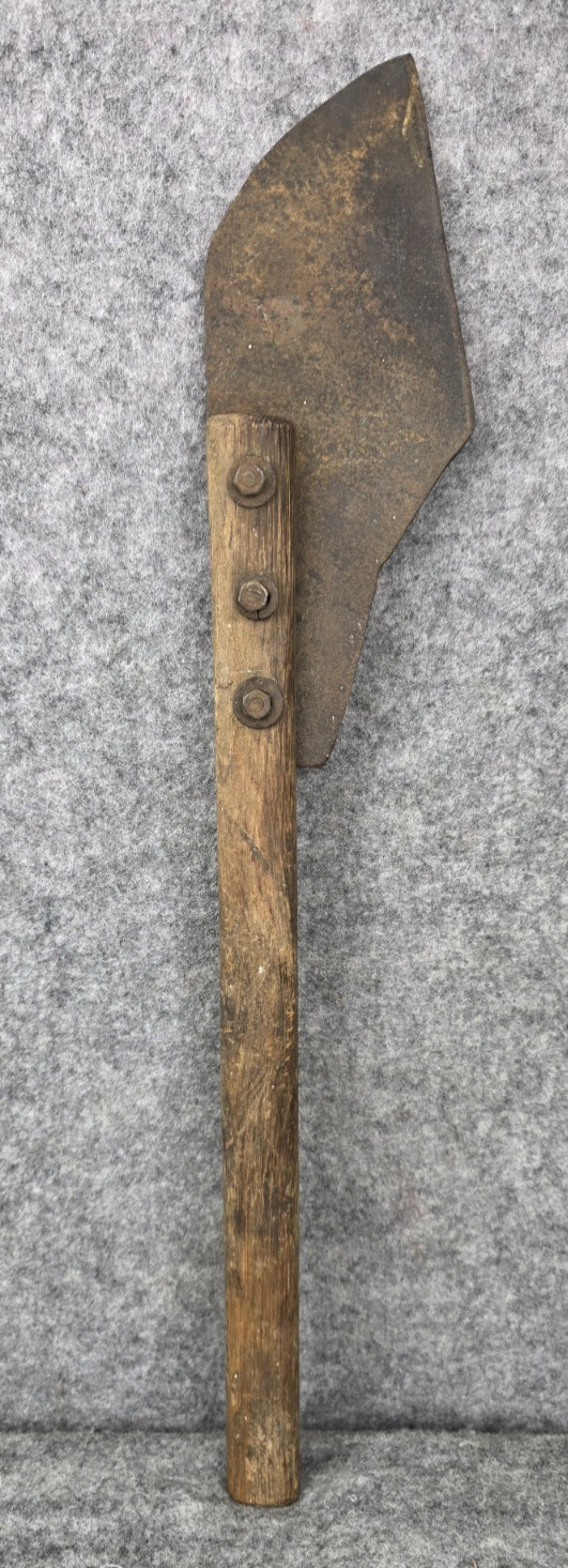 Antique Kentucky Primitive Tobacco Harvesting Knife Hatchet Axe Wooden Handle Antique Kentucky Primitive Tobacco Harvesting Knife Hatchet Axe Wooden Handle