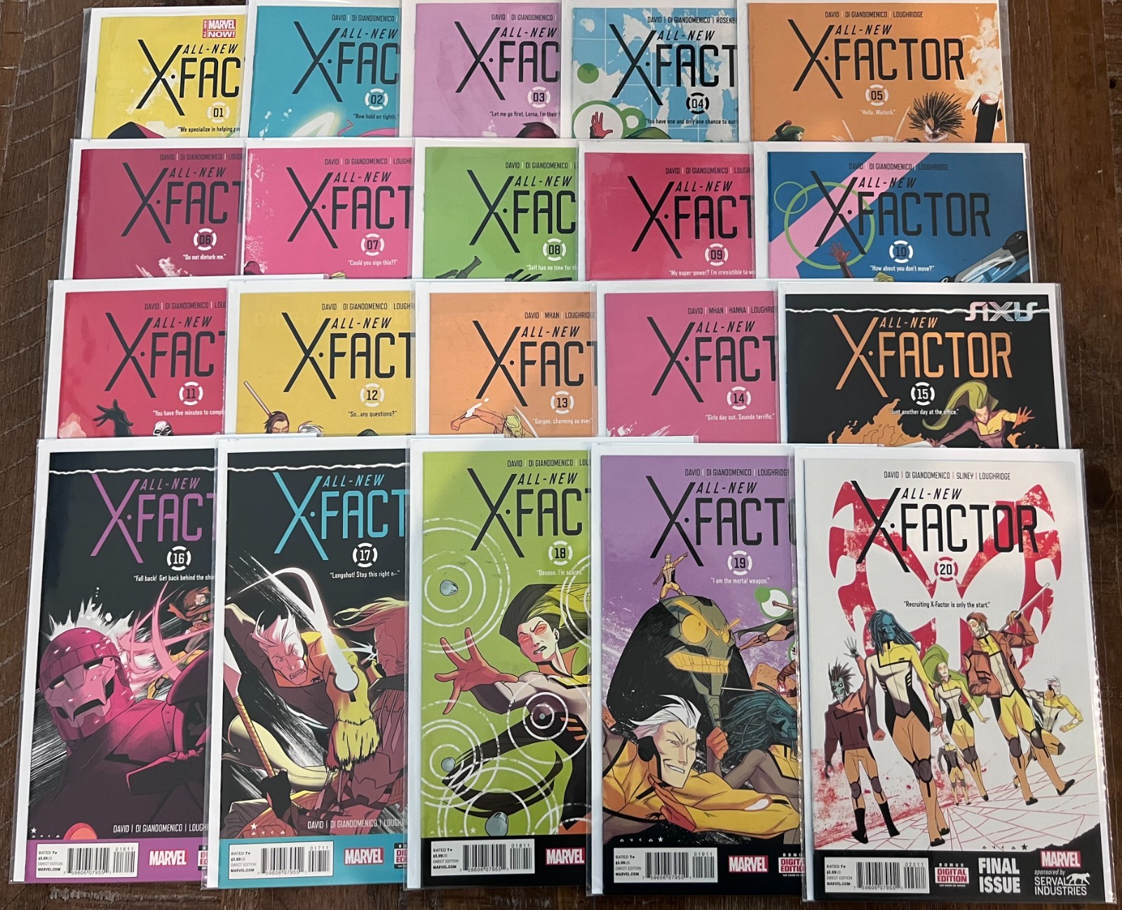 All-New X-Factor (Marvel Comics, 2014) #1-20 Complete - High Grade All-New X-Factor (Marvel Comics, 2014) #1-20 Complete - High Grade
