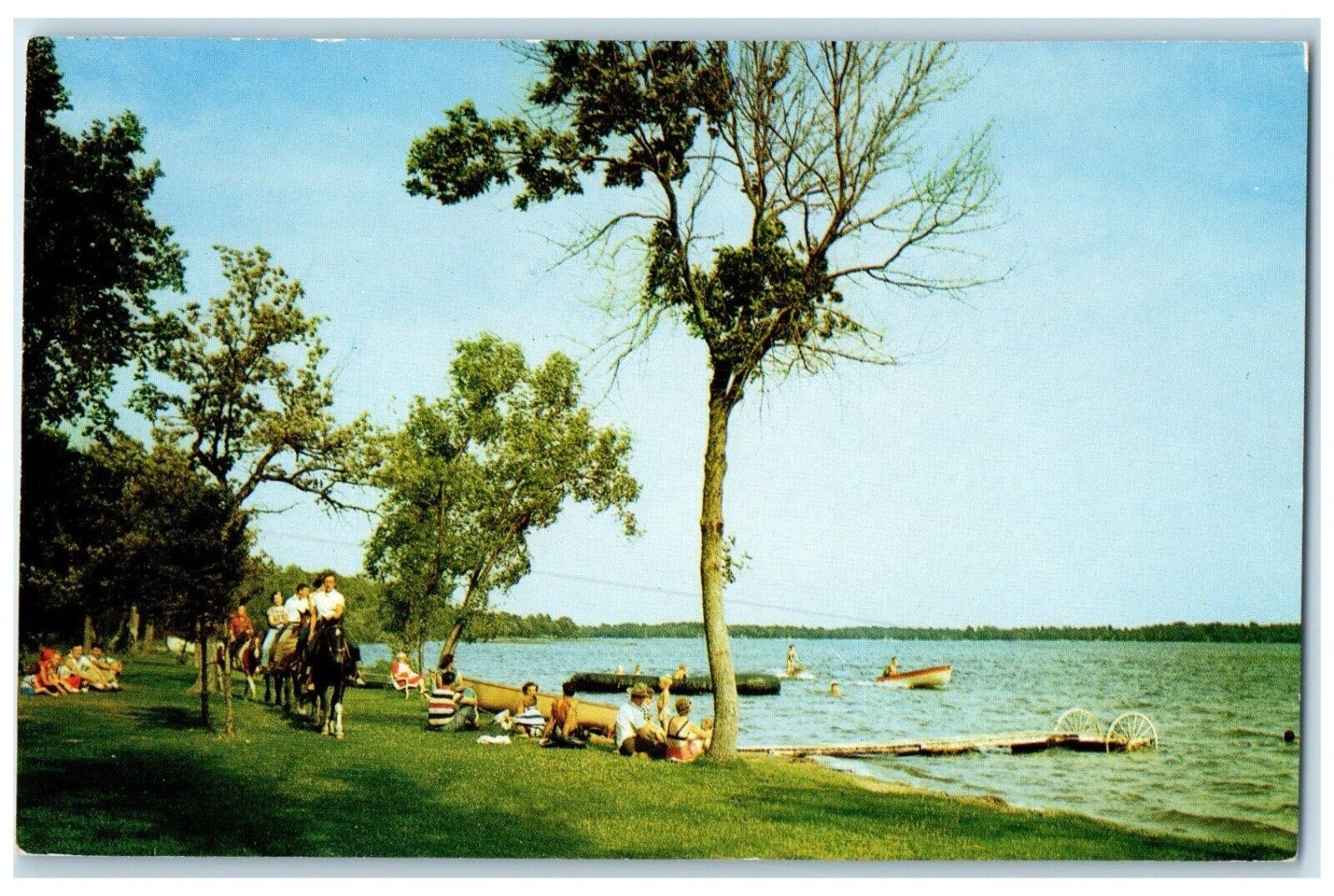 c1960 Darling Ranch Resort Exterior View Alexandria Minnesota Vintage Postcard