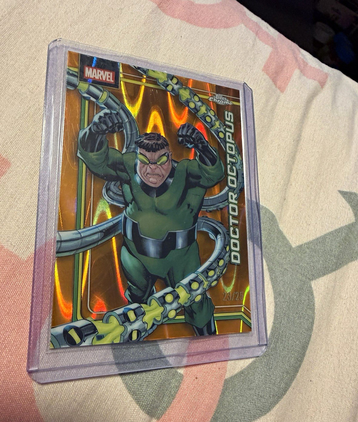 Topps 2026 Topps Chrome Marvel Doctor Octopus #029 Orange Parallel /25 Topps 2026 Topps Chrome Marvel Doctor Octopus #029 Orange Parallel /25