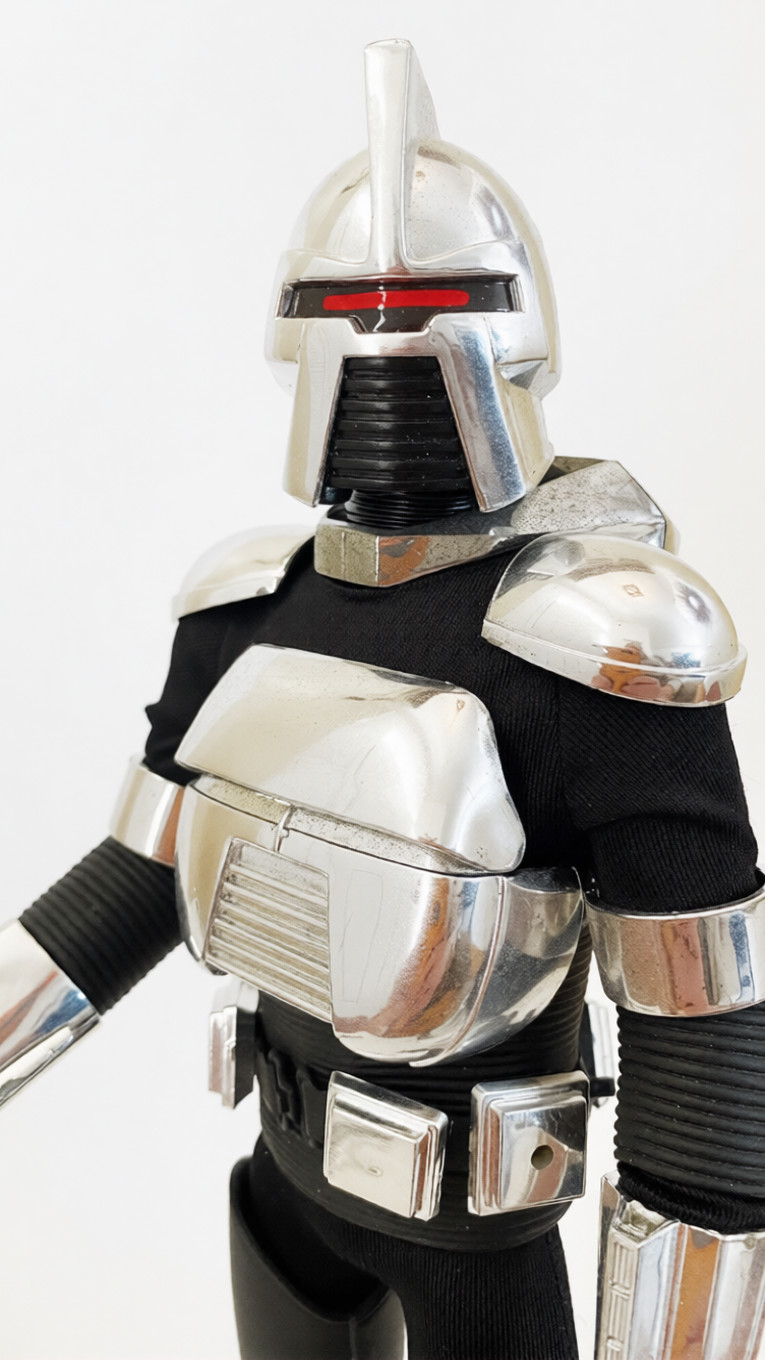 Majestic Studios 1/6 Scale 12" CLASSIC SILVER Cylon Battlestar Galactica Figure Majestic Studios 1/6 Scale 12" CLASSIC SILVER Cylon Battlestar Galactica Figure