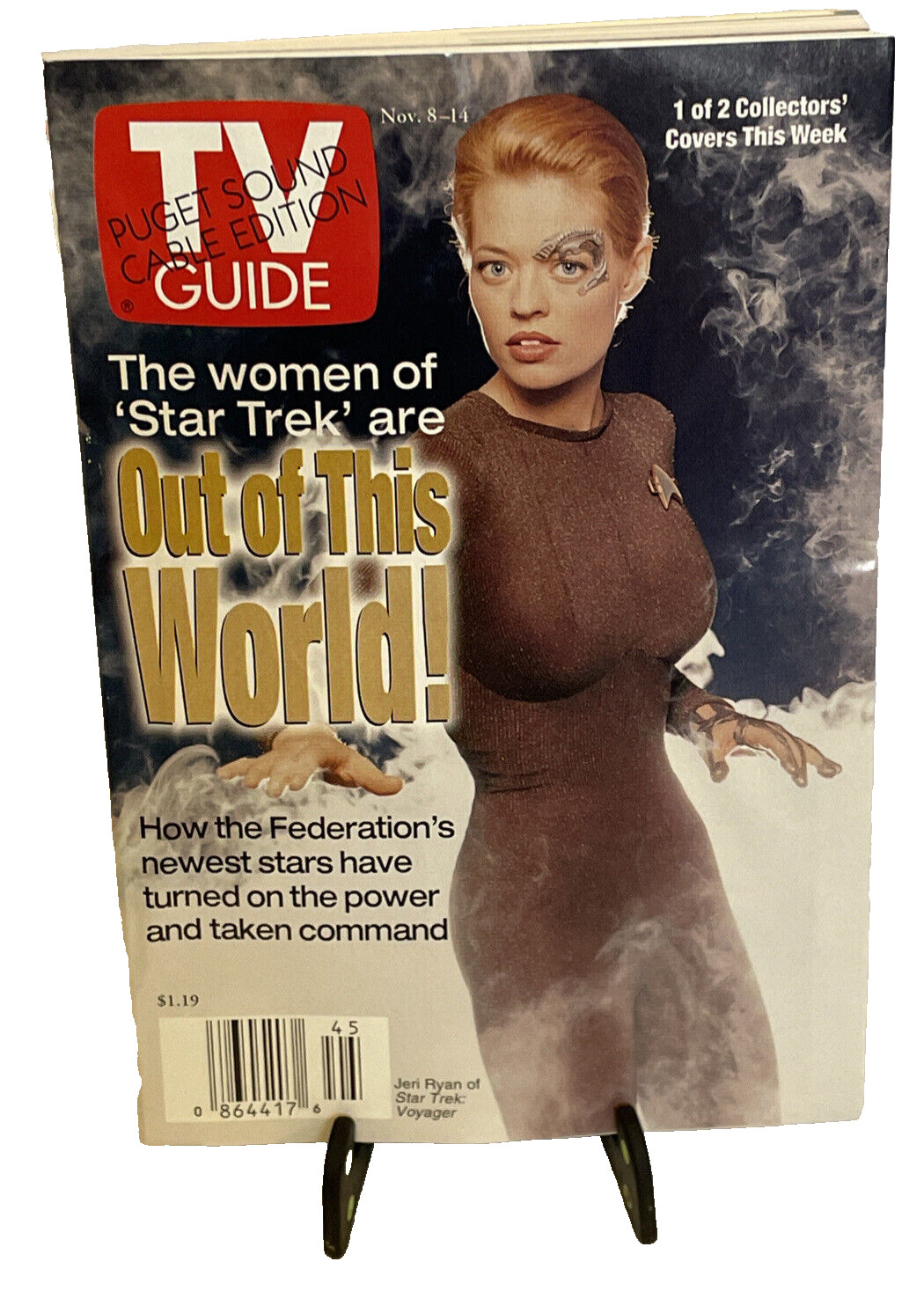 TV Guide Women of Star Trek November 8-14 1997 Puget Sound Cable Edition TV Guide Women of Star Trek November 8-14 1997 Puget Sound Cable Edition
