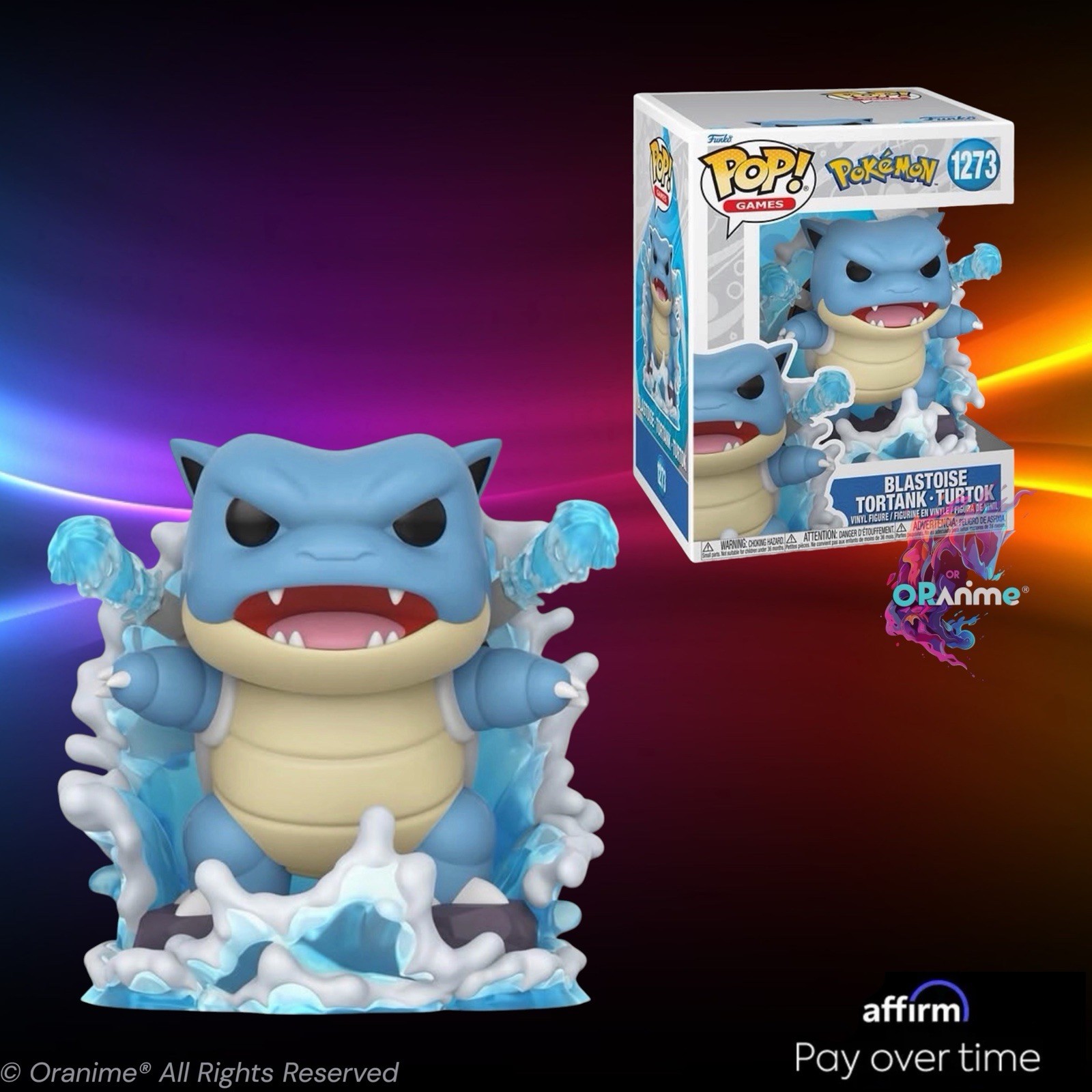 Funko Pop Premium Pokemon Blastoise #11 *PRE-ORDER* Funko Pop Premium Pokemon Blastoise #11 *PRE-ORDER*