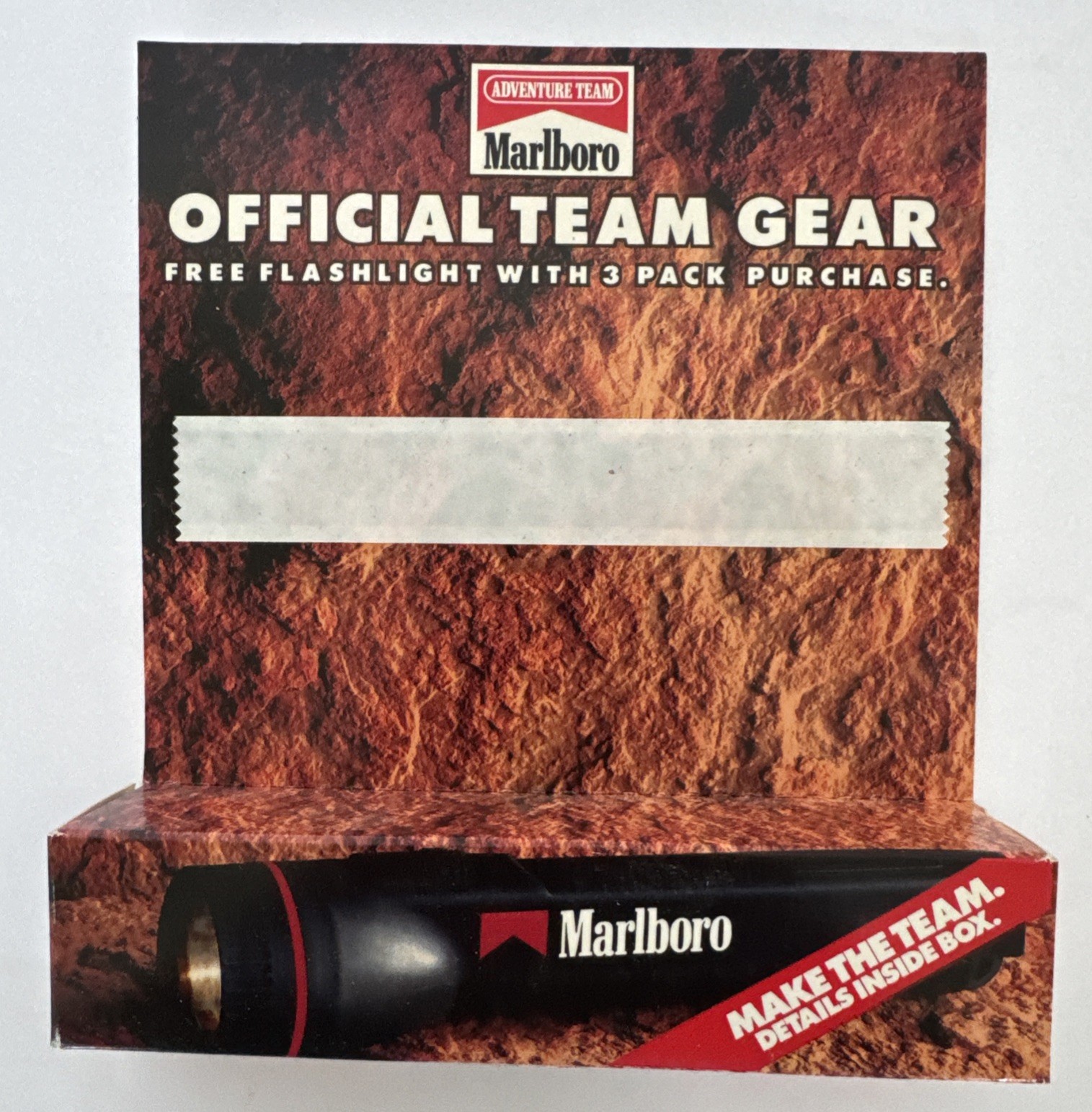 Marlboro Official Team Gear Flashlight Promo 1990’s Vintage Brand New Marlboro Official Team Gear Flashlight Promo 1990’s Vintage Brand New
