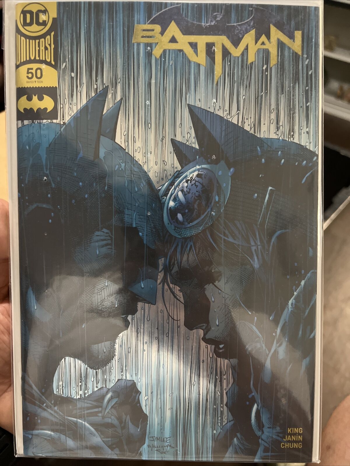 Batman #50 DC Boutique Exclusive Silver Foil Jim Lee SDCC Variant - 2018
