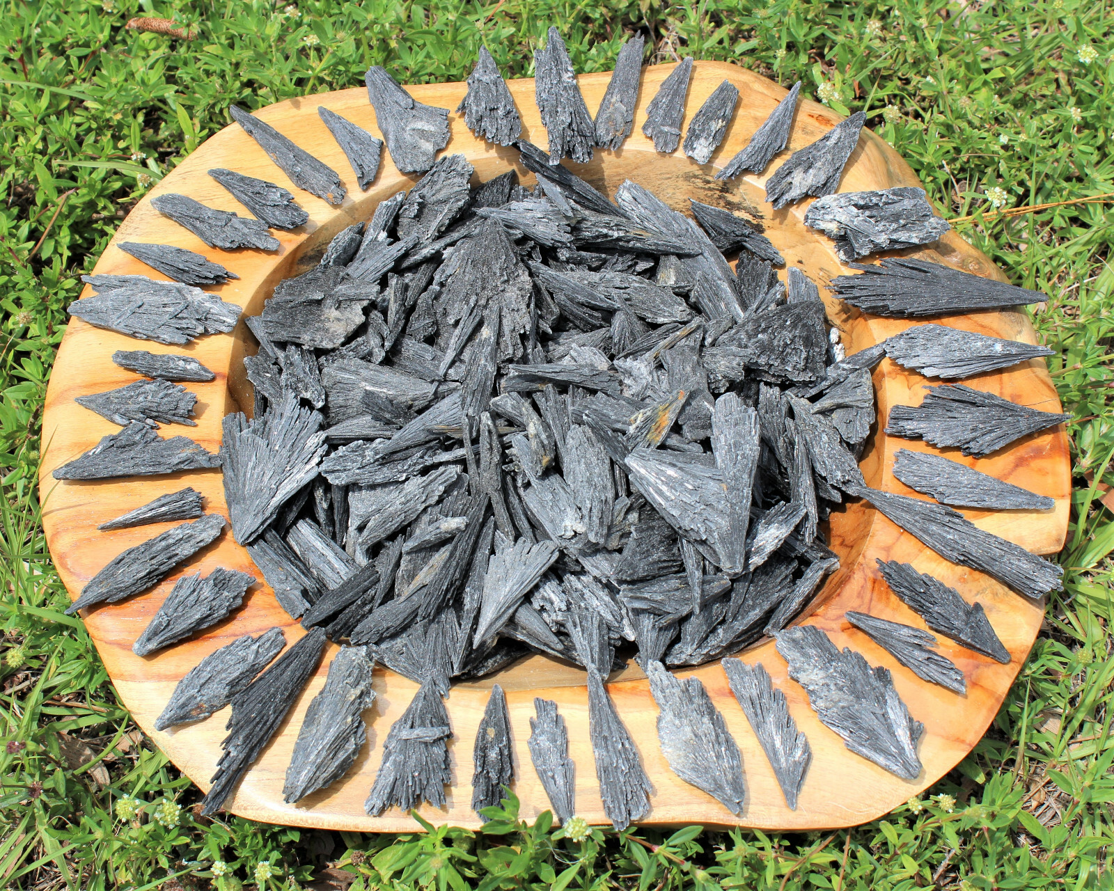 4 oz Black Kyanite Blades (Natural Kyanite Crystals, Kyanite Blade, Fan) 1/4 lb 4 oz Black Kyanite Blades (Natural Kyanite Crystals, Kyanite Blade, Fan) 1/4 lb