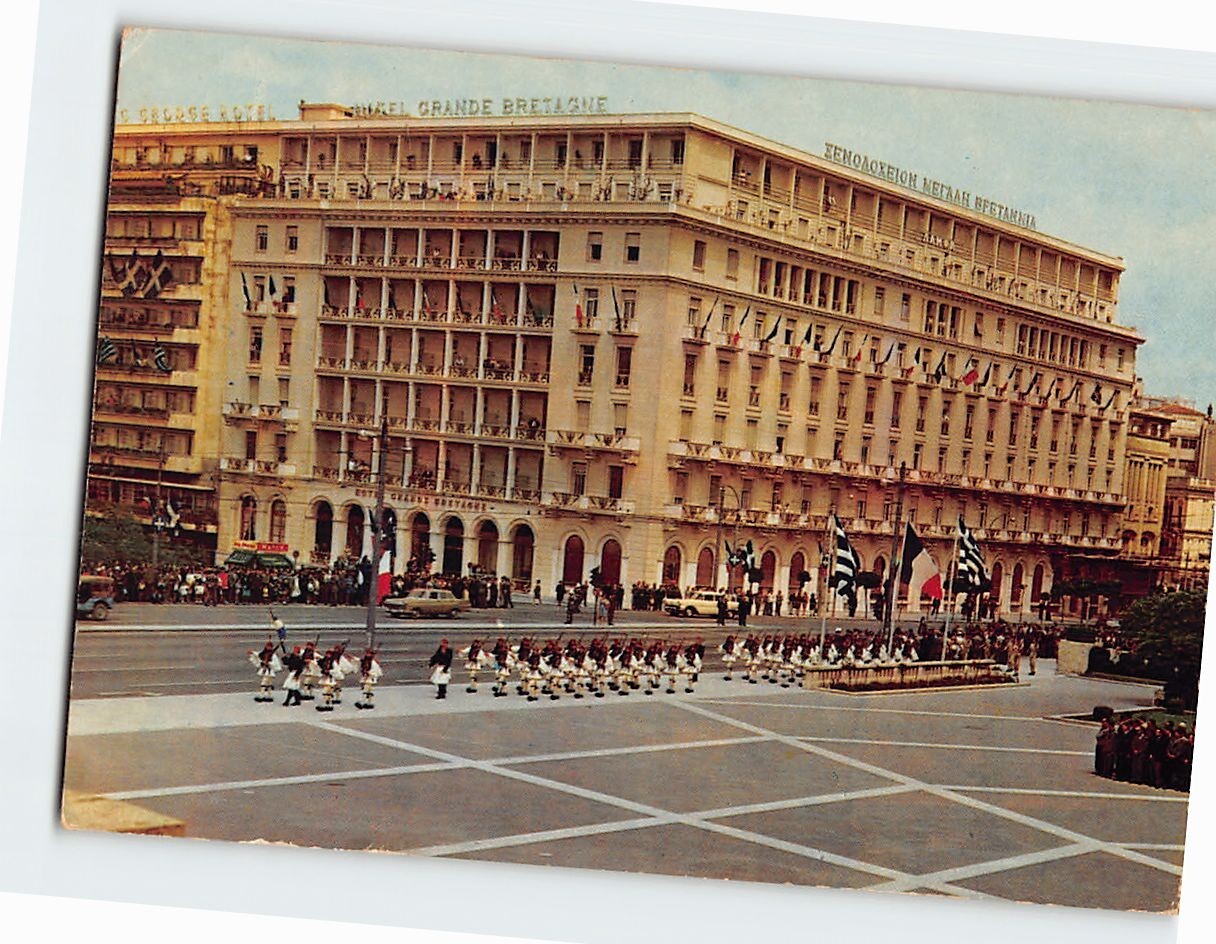 Postcard Constitution Square Athens Greece Postcard Constitution Square Athens Greece