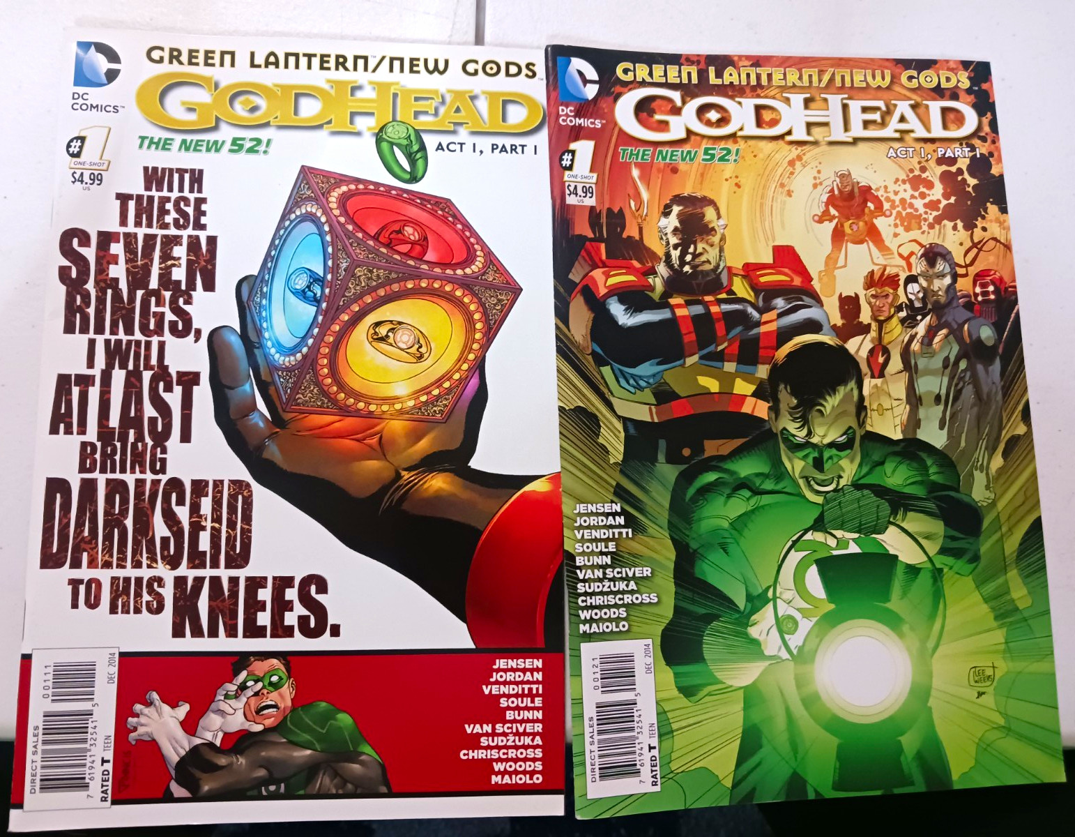 DC Comics Green Lantern/New Gods Godhead Lot of 2 Comic Books DC Comics Green Lantern/New Gods Godhead Lot of 2 Comic Books